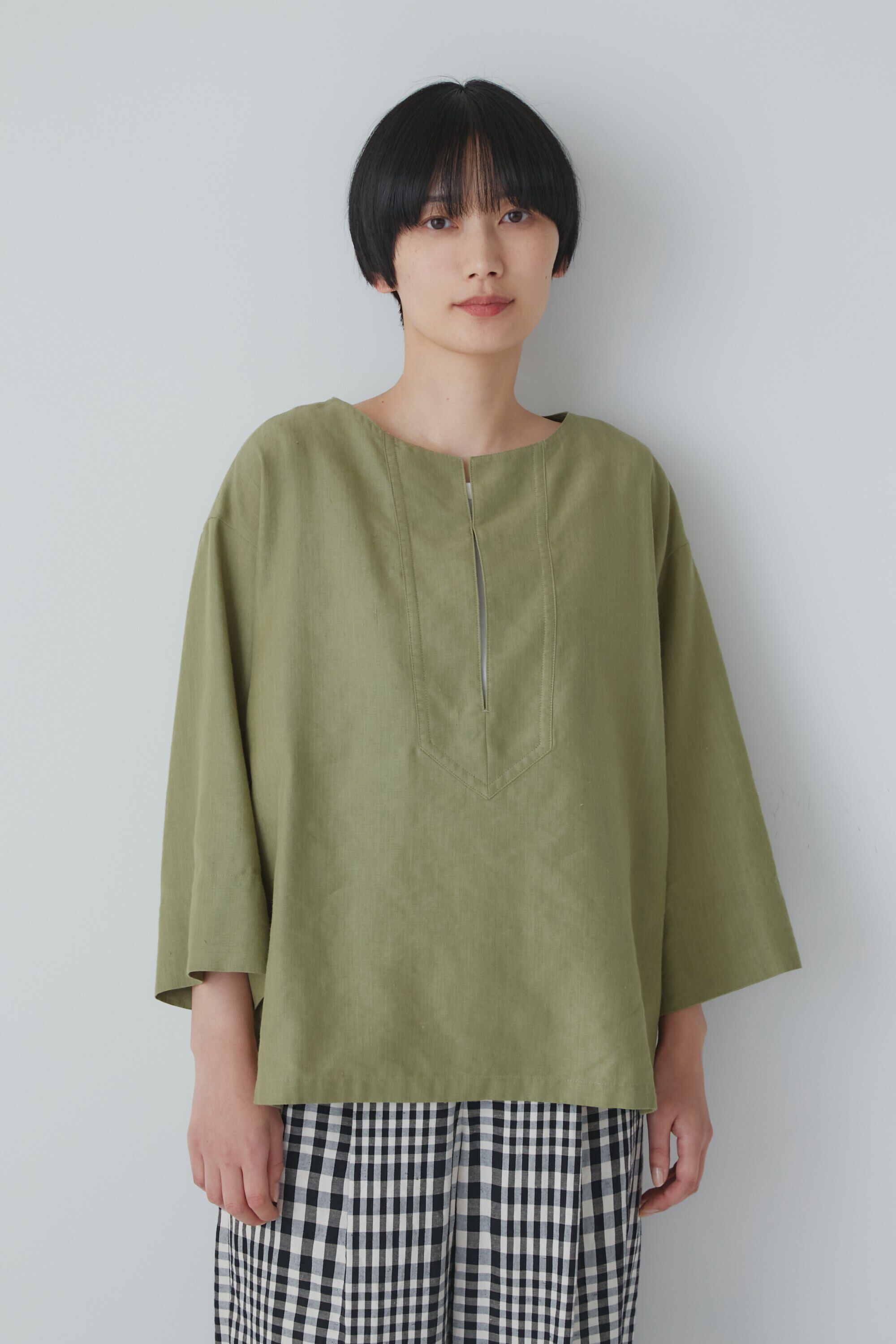  「◆ＰＥ／レーヨンリネンブラウス」|シャツ・ブラウス|