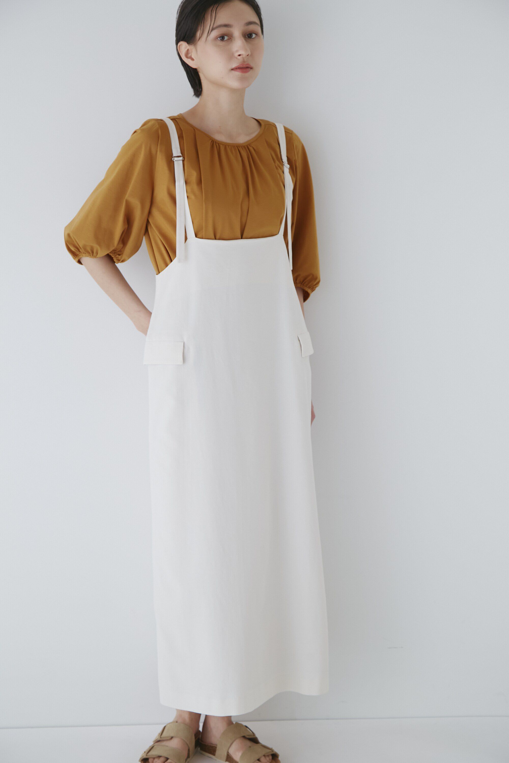  「◆ジャンスカ」|ワンピース|エクリュ1