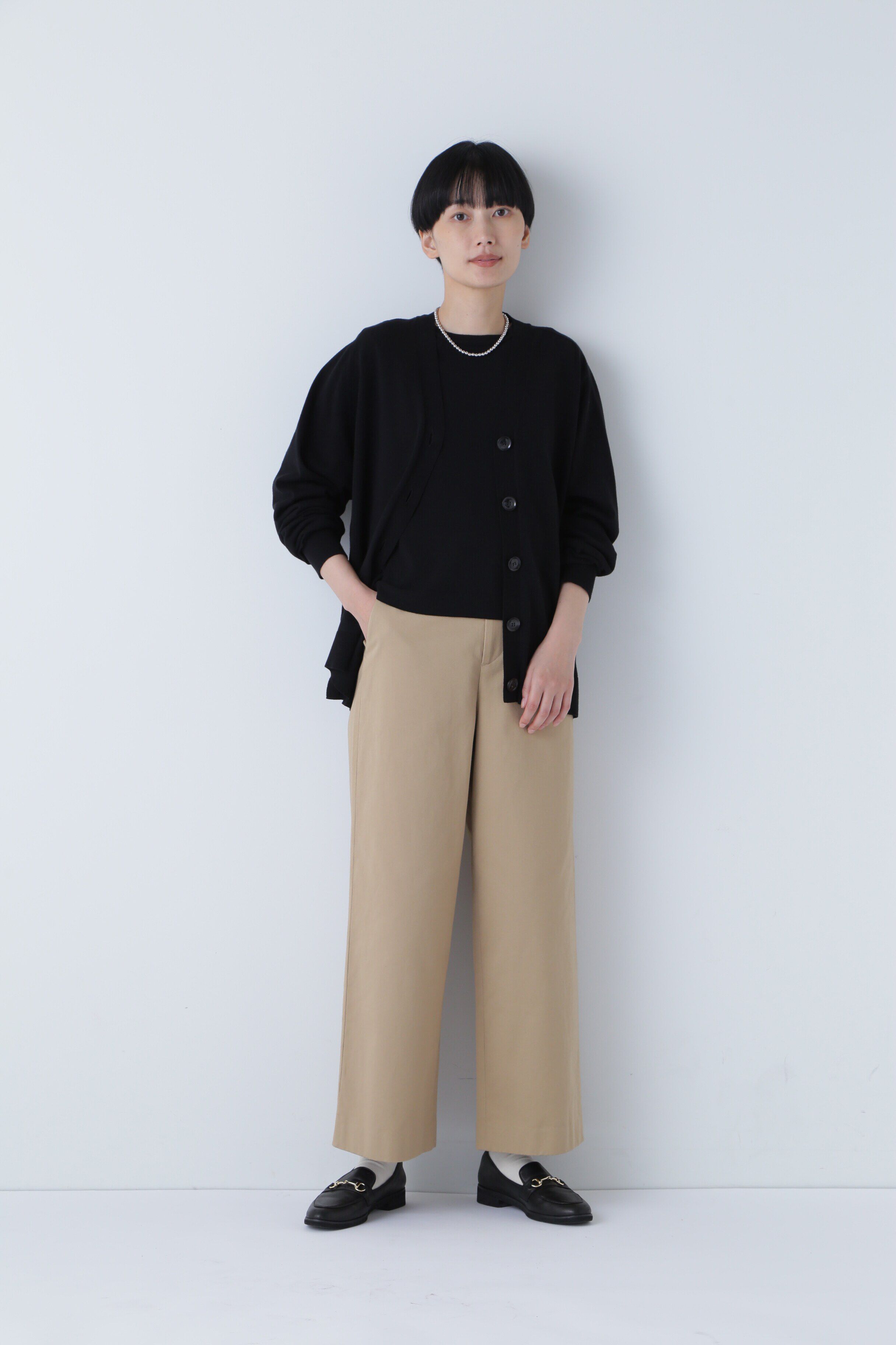  「◆コットンポリエステルキュプラニットプルオーバー」|ニット・セーター|