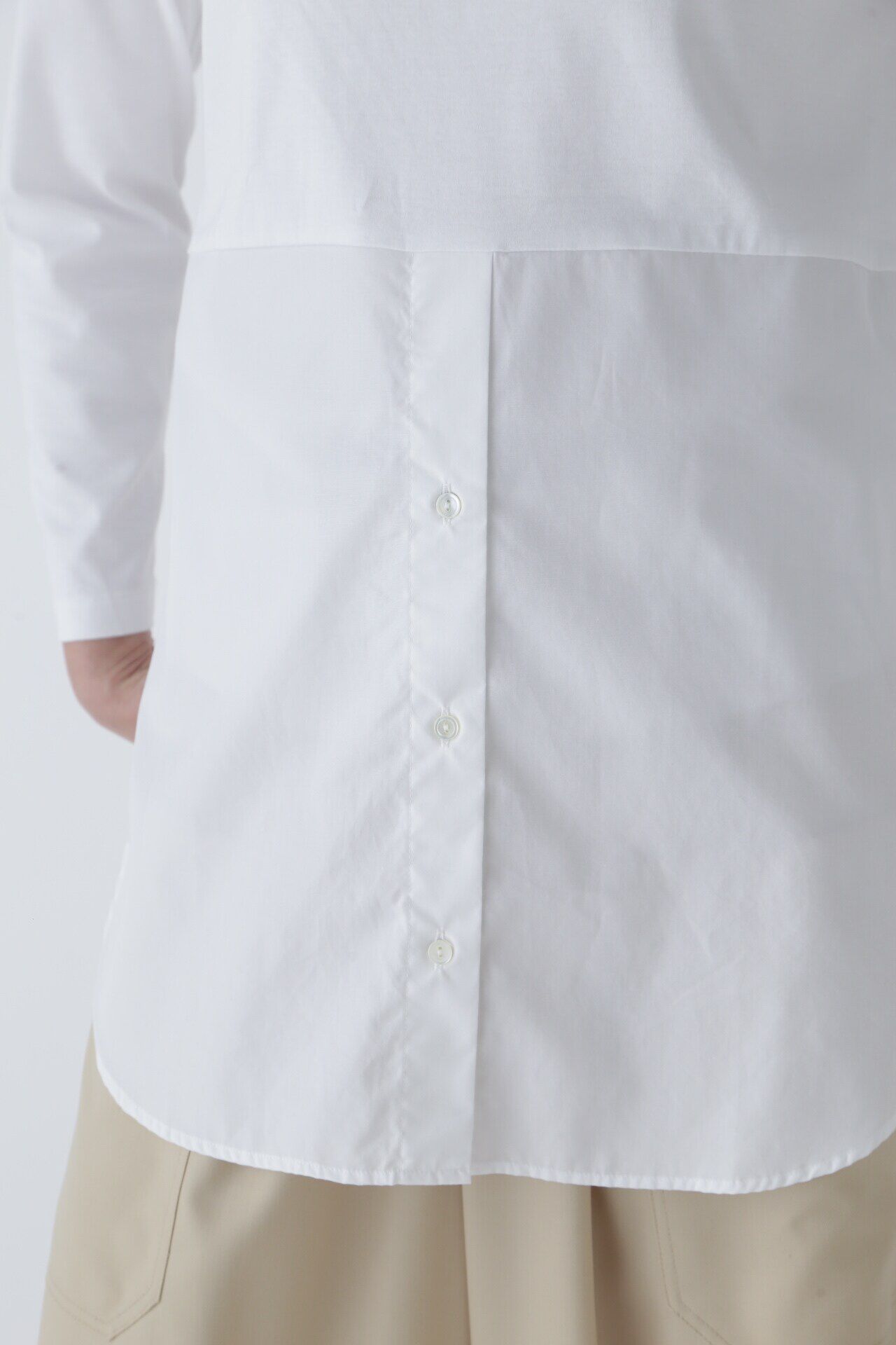  「布帛ドッキングタートルネックカットソー」|Tシャツ・カットソー|