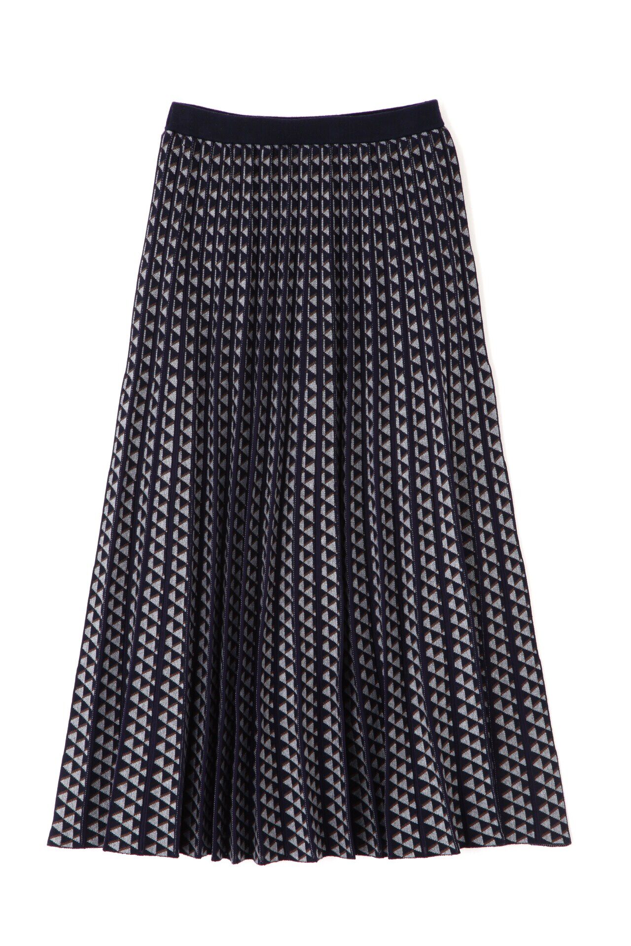  「◆幾何柄ジャガードプリーツスカート」|スカート|