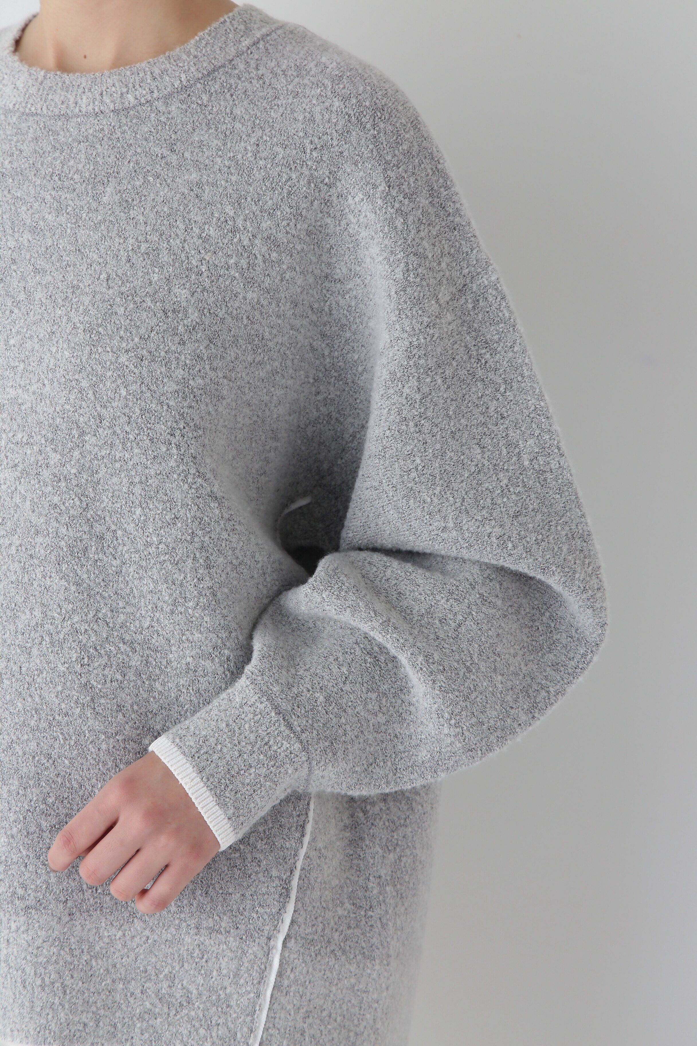  「◆接結ブークレボリュームプルオーバー」|ニット・セーター|