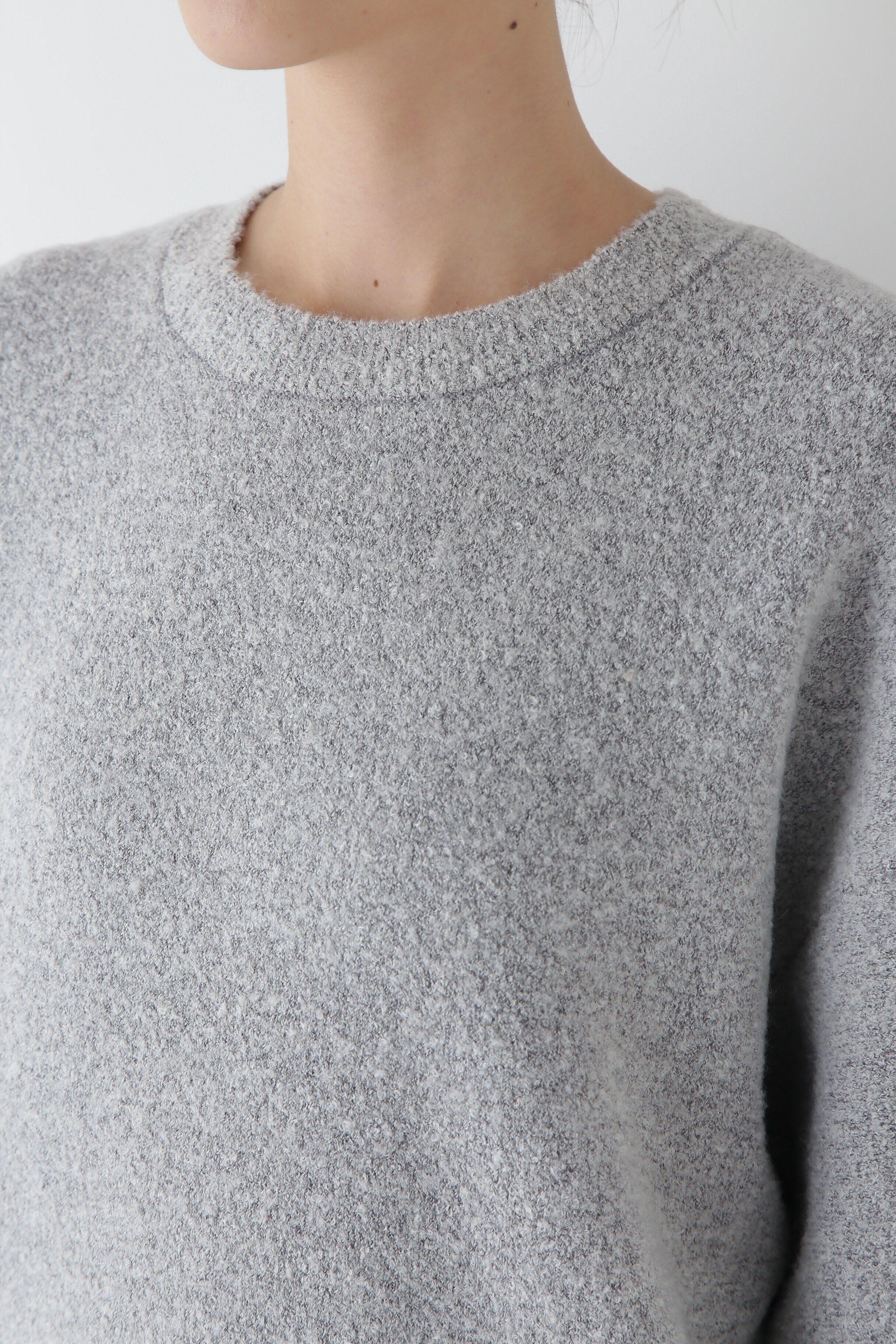  「◆接結ブークレボリュームプルオーバー」|ニット・セーター|