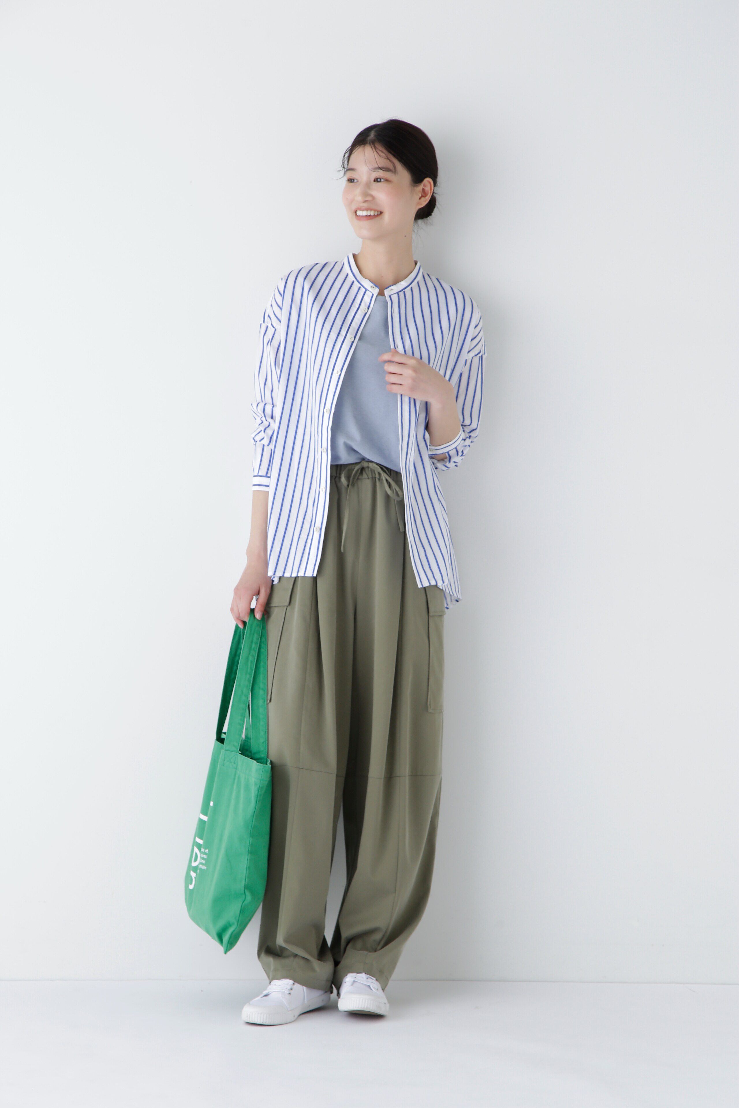  「◆キュプラポリエステル フィブリルサテンストレッチパンツ」|その他|