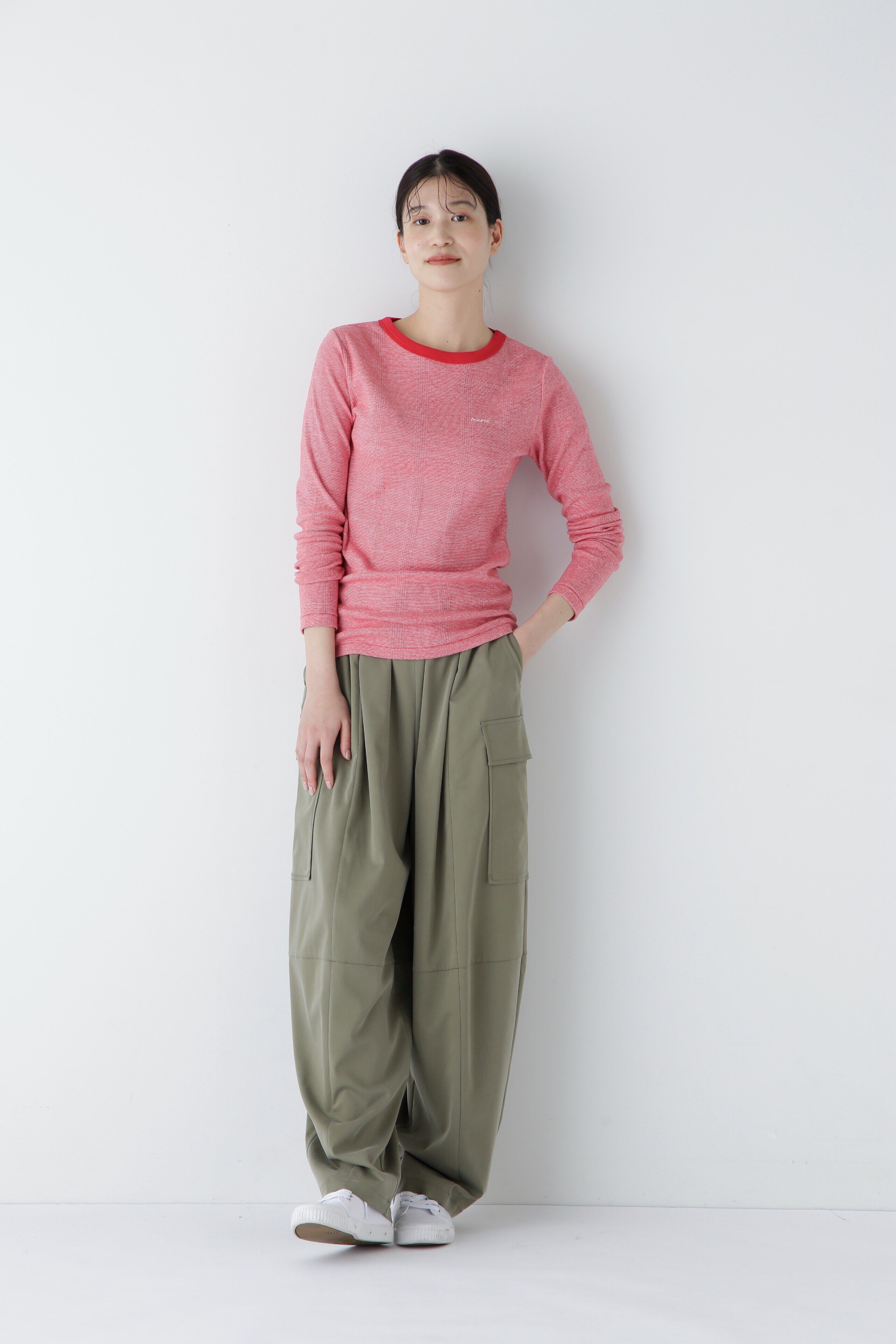  「◆キュプラポリエステル フィブリルサテンストレッチパンツ」|その他|