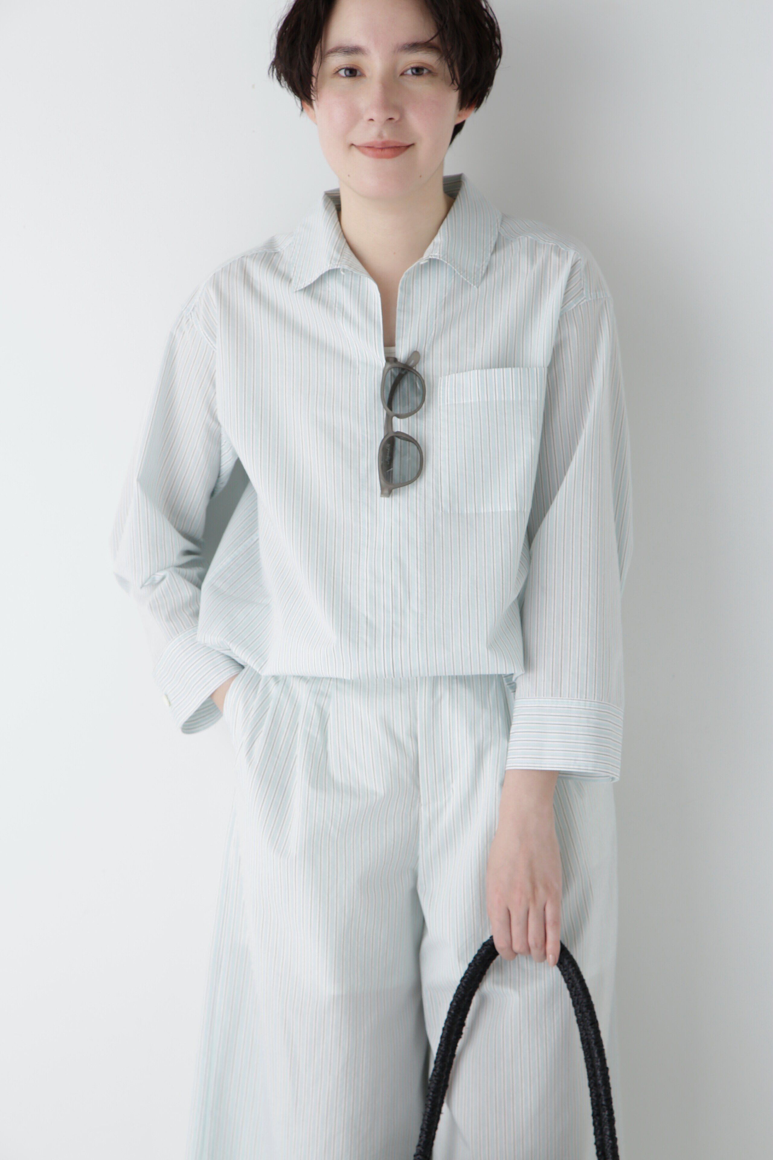  「◆エアリーコットンスキッパープルオーバー」|シャツ・ブラウス|