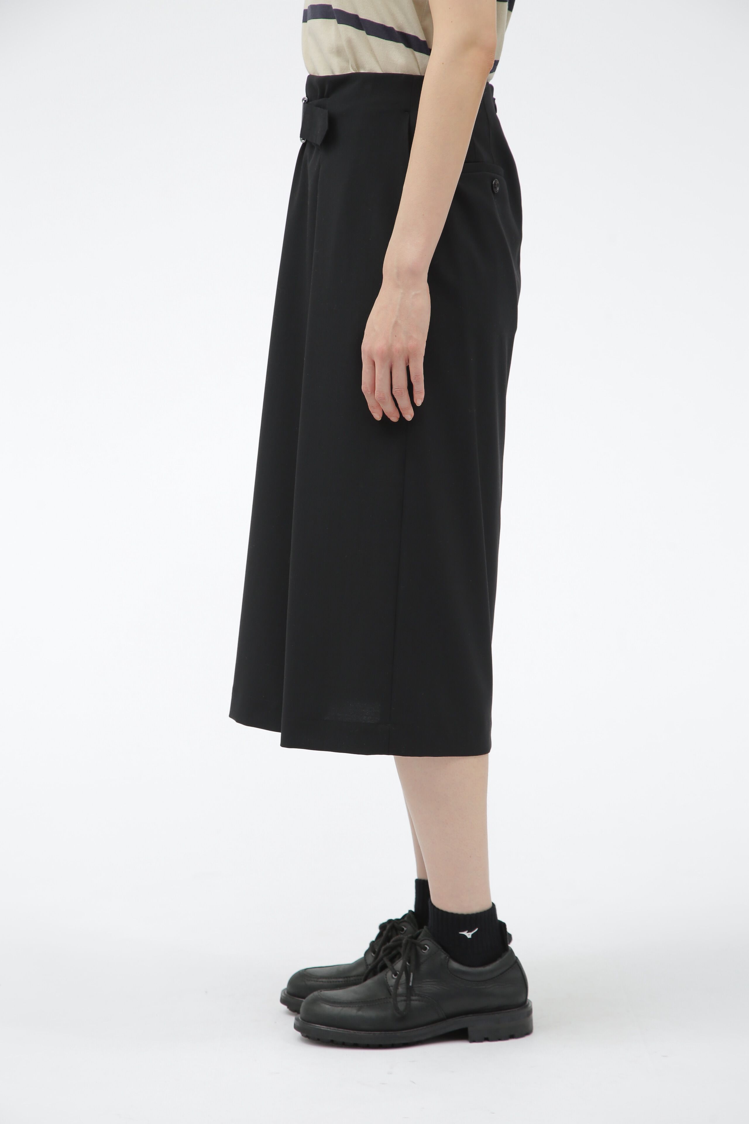  「FINE WOOL POPLIN」|スカート|