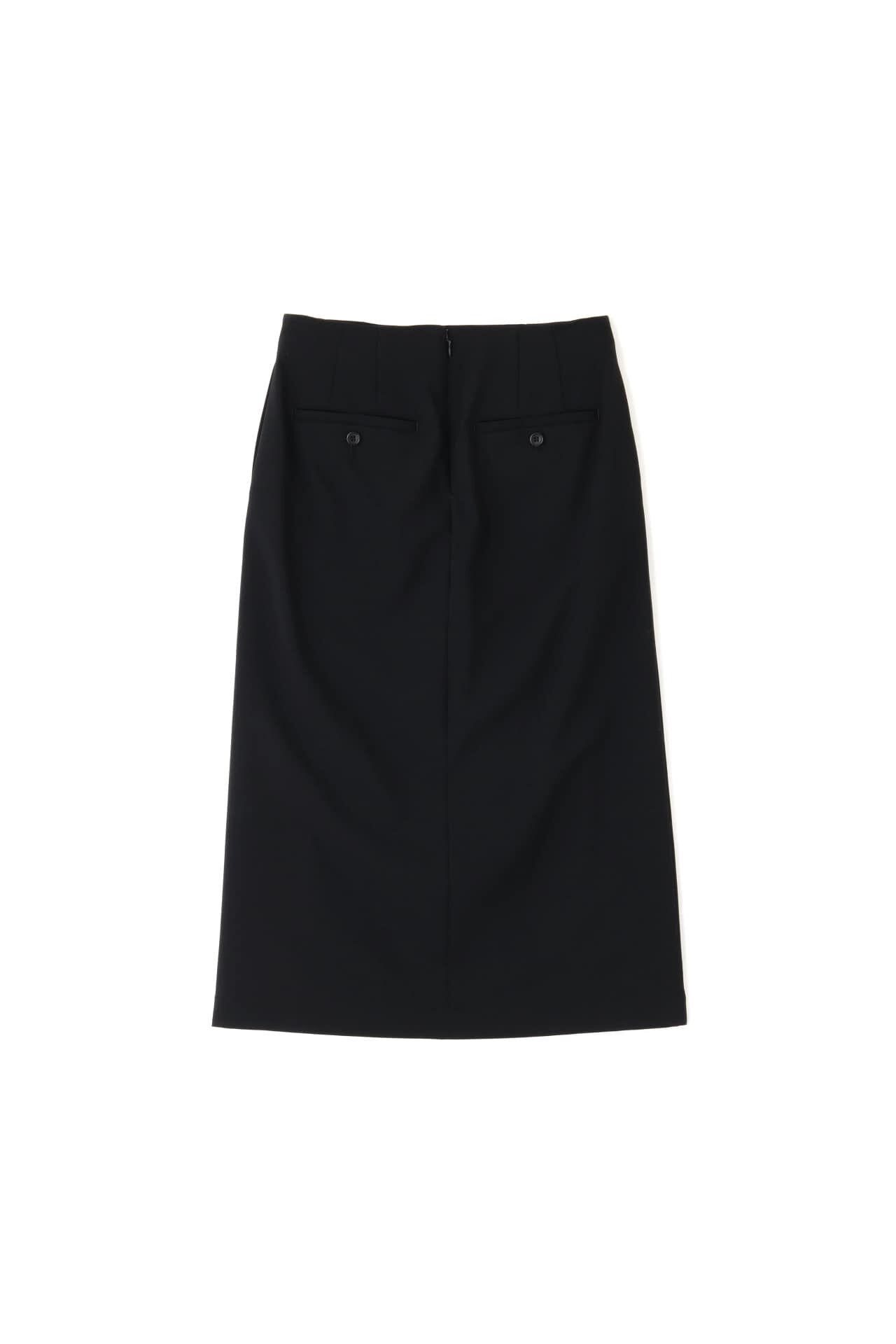  「FINE WOOL POPLIN」|スカート|