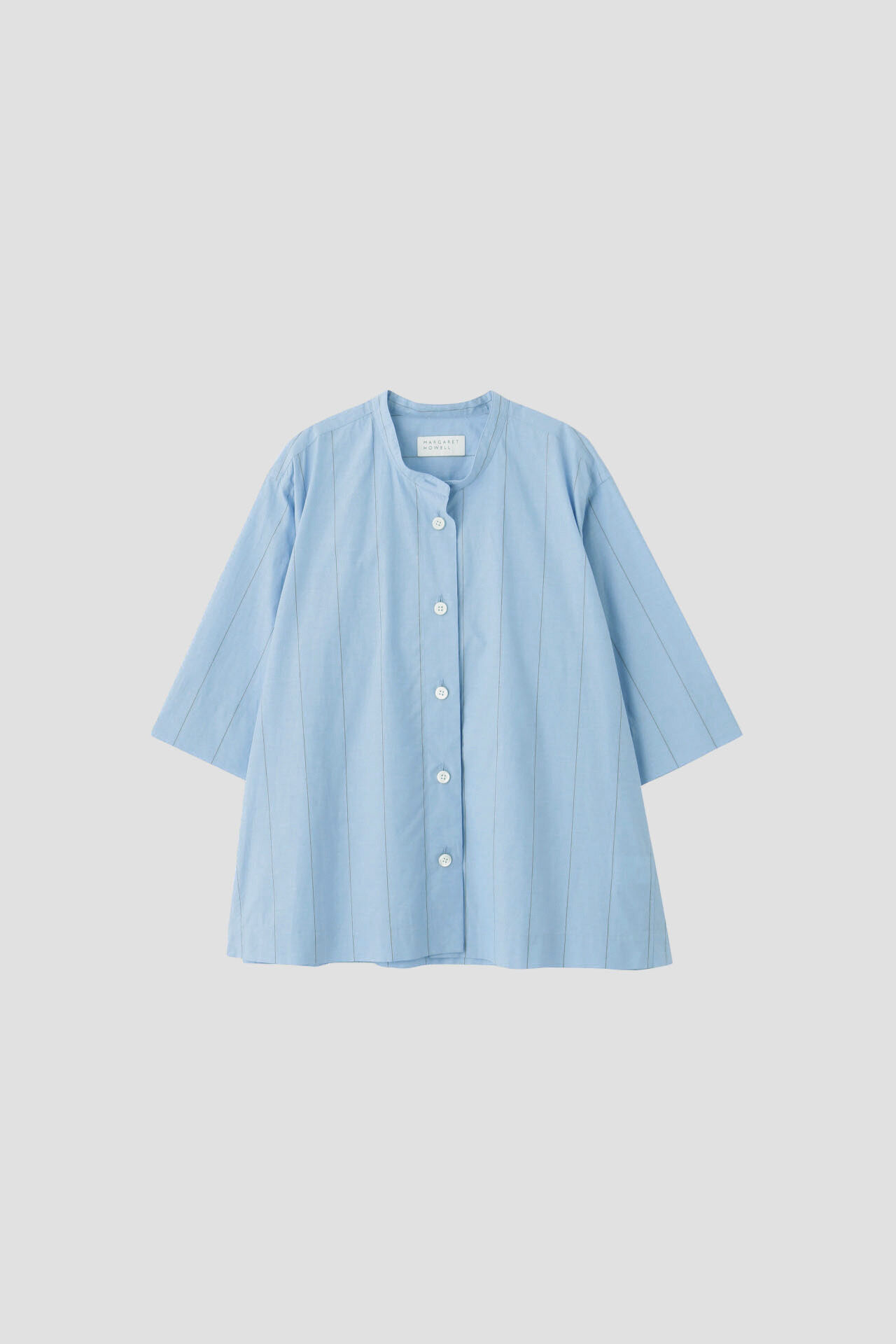 MARGARET HOWELL HOUSEHOLDGOODS「WIDE STRIPE COTTON LINEN」|シャツ・ブラウス|