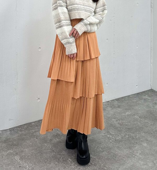 archives「プリーツティアードスカート／」|スカート|