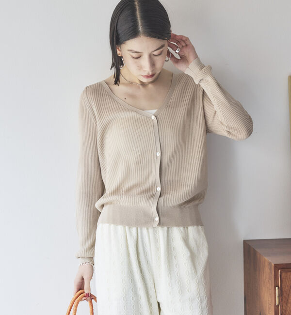 Doux archives「シアースパンコールカーデ」|カーディガン|