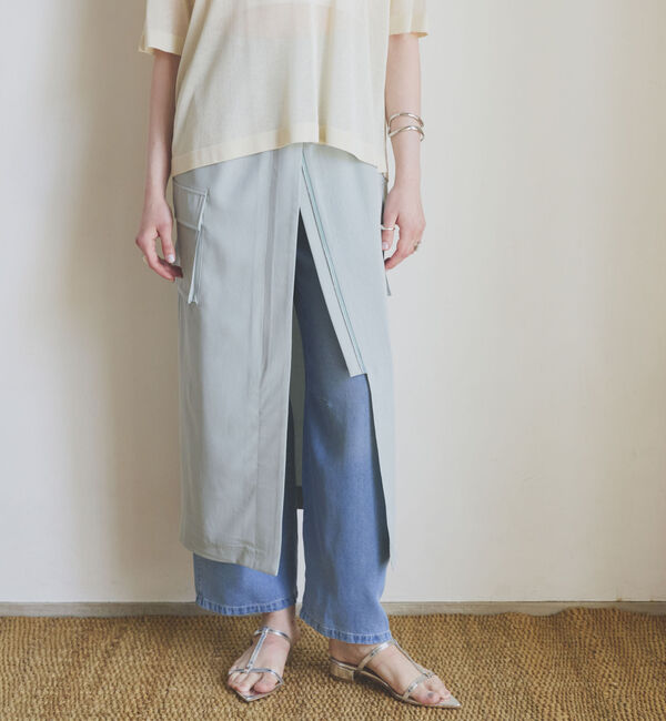 Doux archives「サテンカーゴタイトスカート」|スカート|