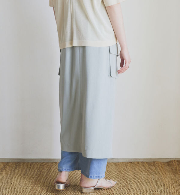 Doux archives「サテンカーゴタイトスカート」|スカート|