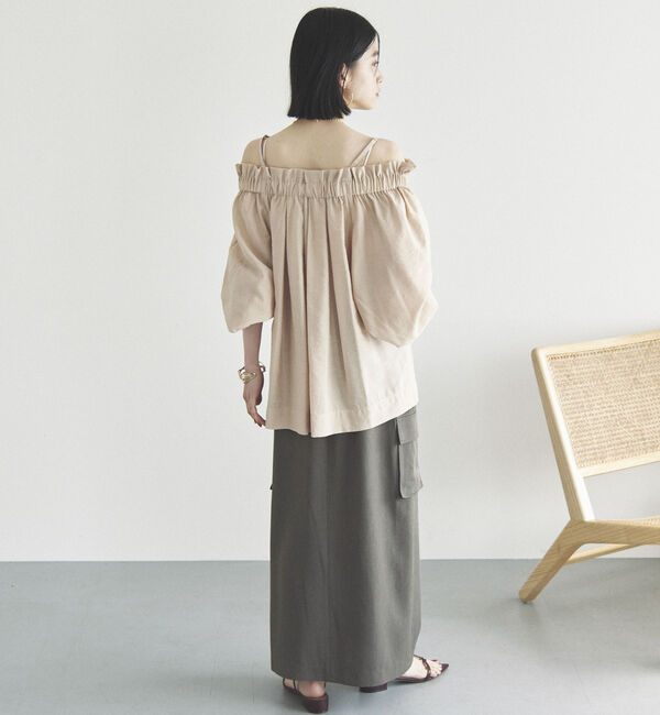 Doux archives「サテンカーゴタイトスカート」|スカート|