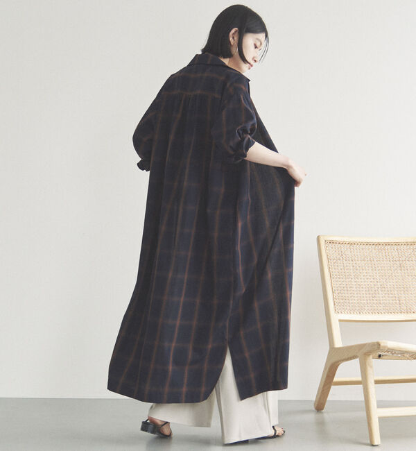Doux archives「チェックシャツワンピース」|ワンピース|