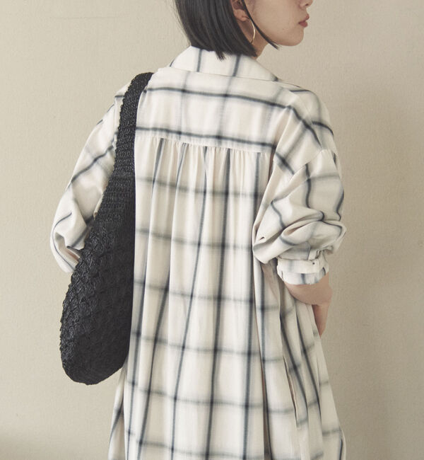 Doux archives「チェックシャツワンピース」|ワンピース|