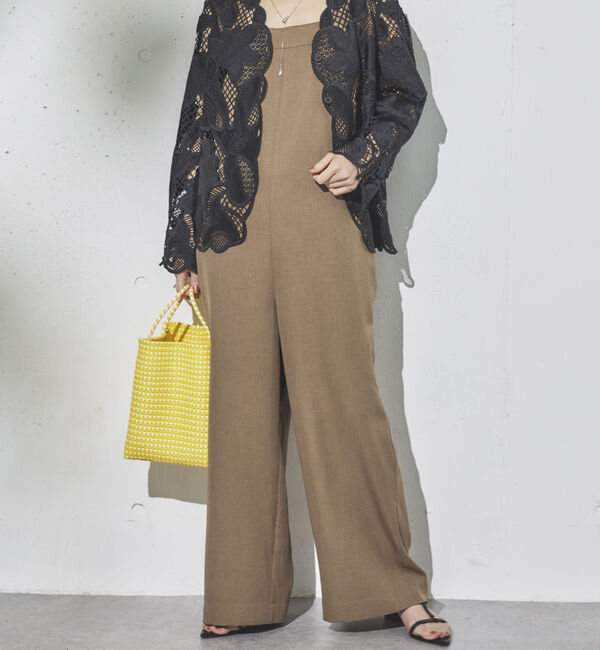 Doux archives「ワイドストラップサロペット」|ワンピース|