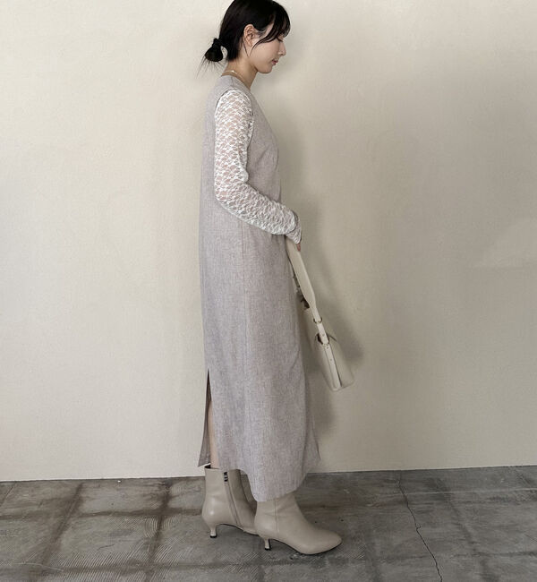 Doux archives「フロントジップジャンスカ」|ジャンパースカート|