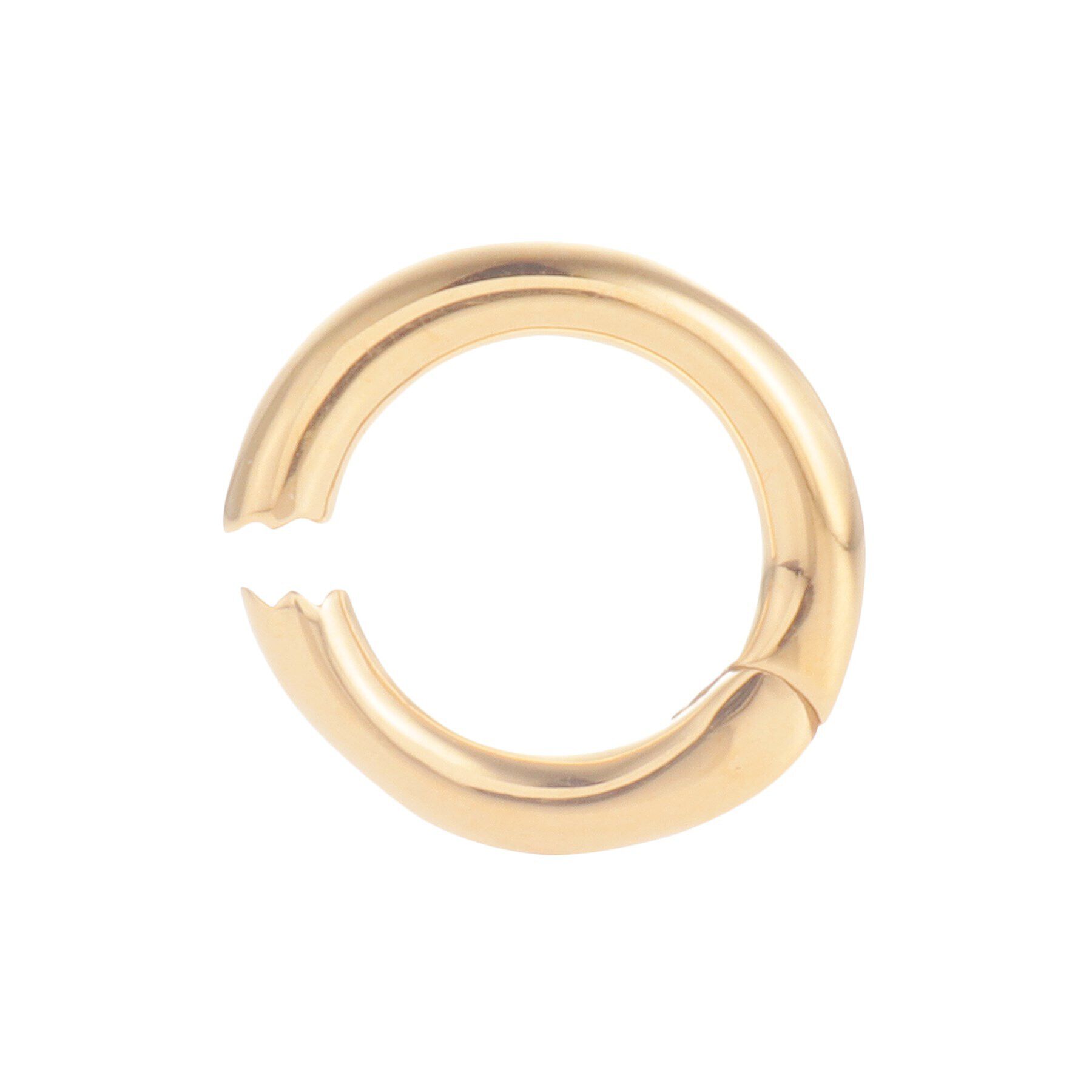 COCOSHNIK「シルバー 丸線中折れ イヤーカフ小」|イヤリング|