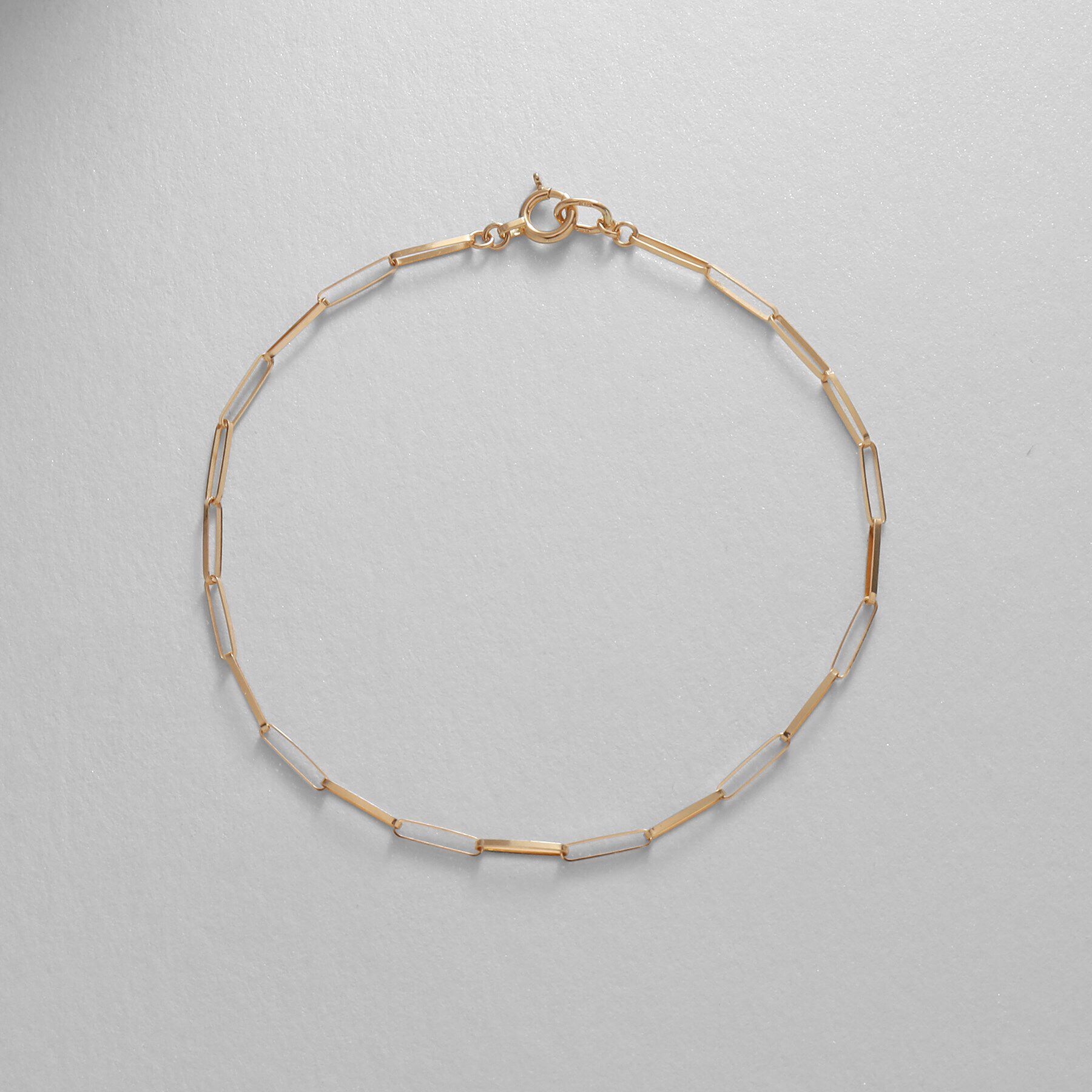 COCOSHNIK「K18リボンケーブルチェーン ブレスレット」|ブレスレット・バングル|