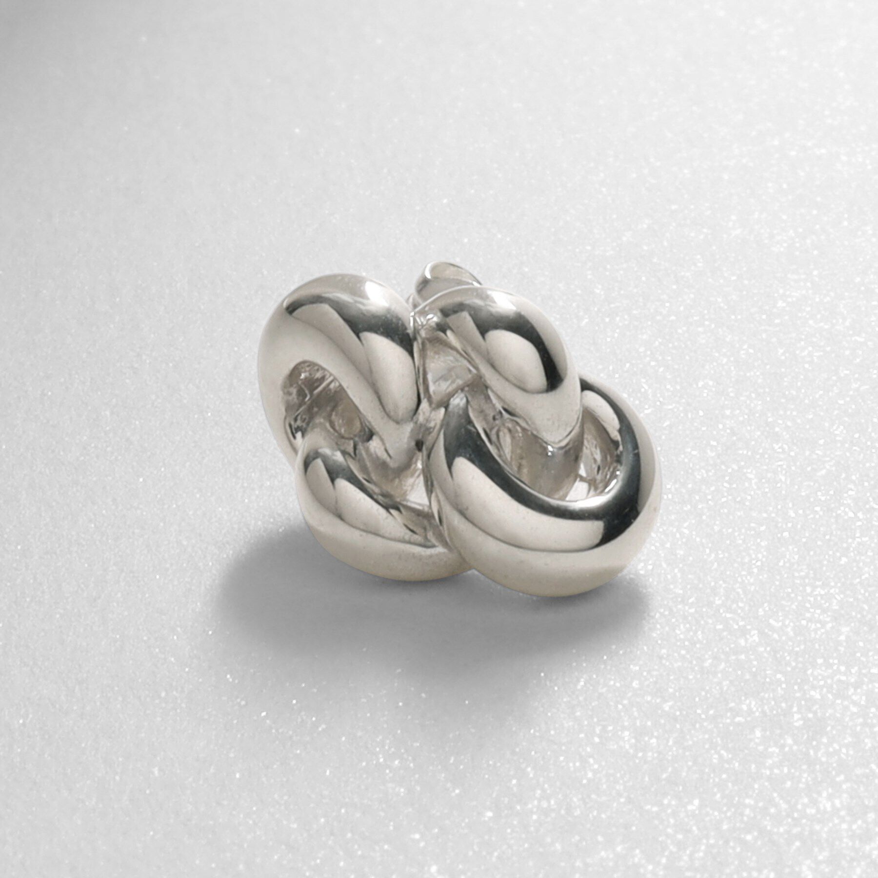 COCOSHNIK ONKITSCH「シルバー ニッティングモチーフ ピアス」|ピアス|