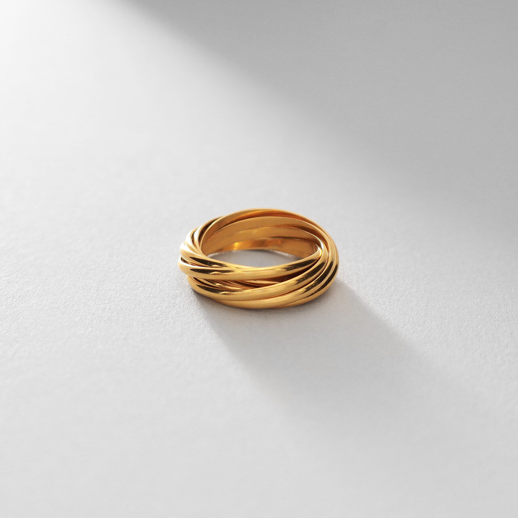 COCOSHNIK ONKITSCH「シルバー バンドリング 8レイヤーズ GP」|リング|