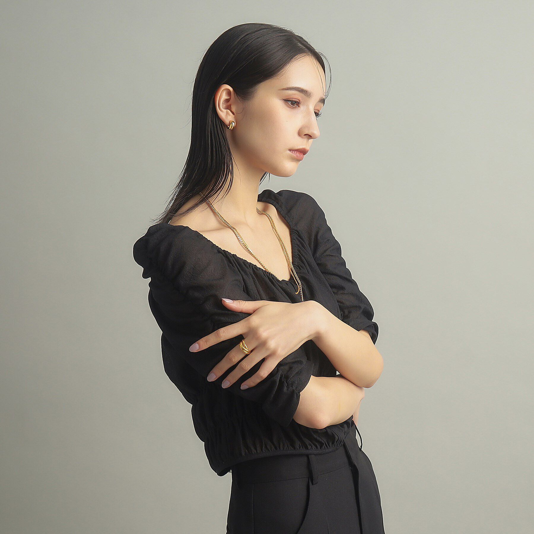 COCOSHNIK ONKITSCH「シルバー バンドリング 8レイヤーズ GP」|リング|