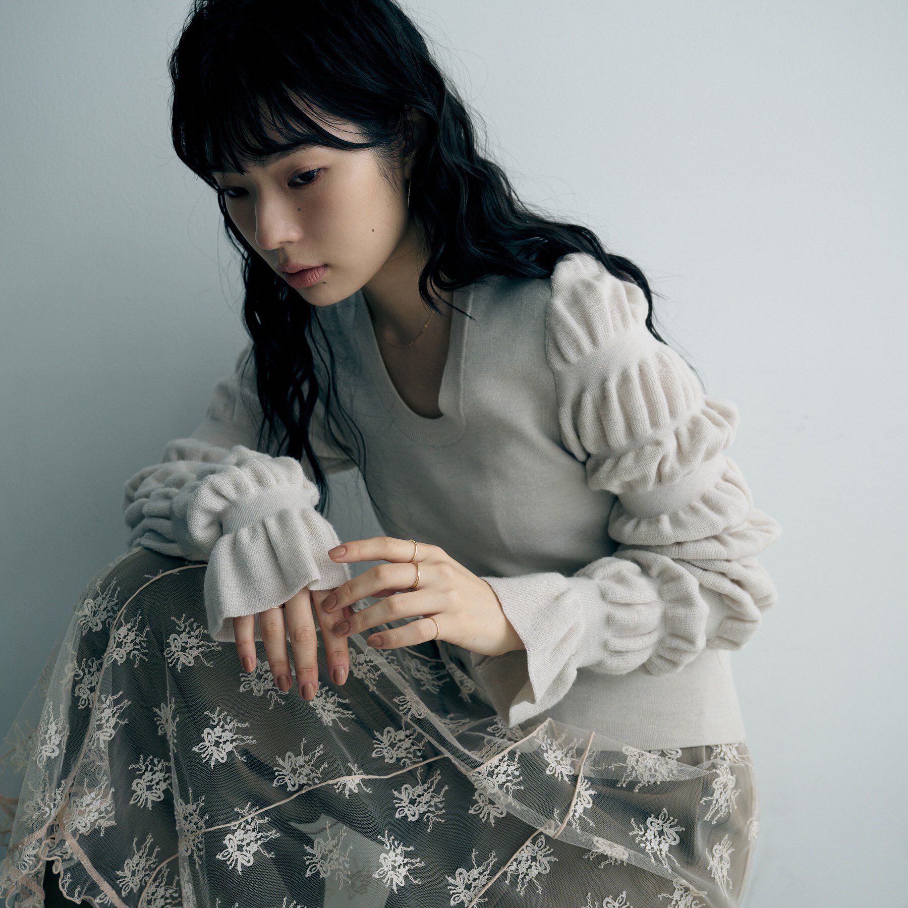 COCOSHNIK ONKITSCH「K10スキニーリング リニアタイル」|リング|