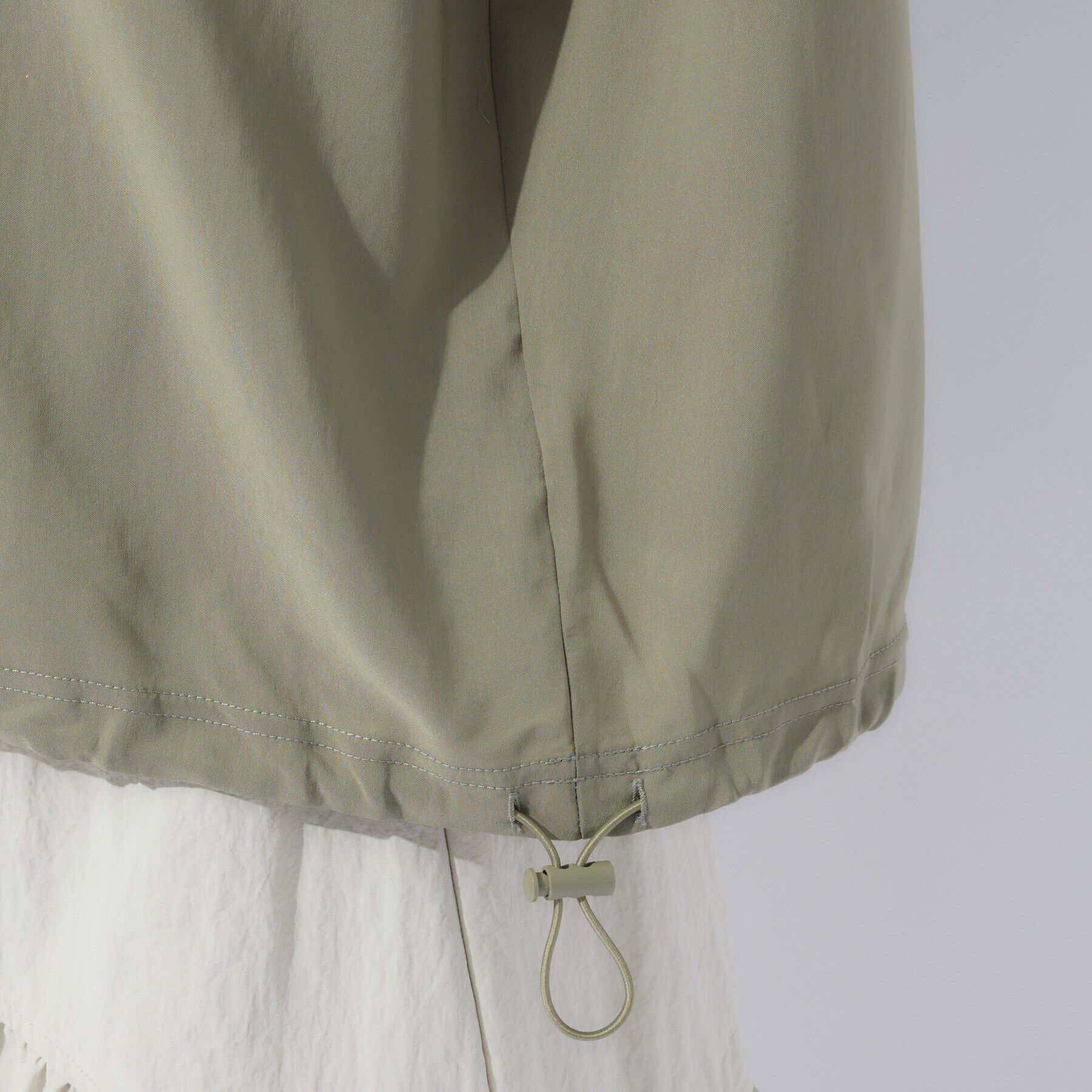 SHOO･LA･RUE「インせずサマ見え 裾ドロスト切り替えトップス」|Tシャツ・カットソー|