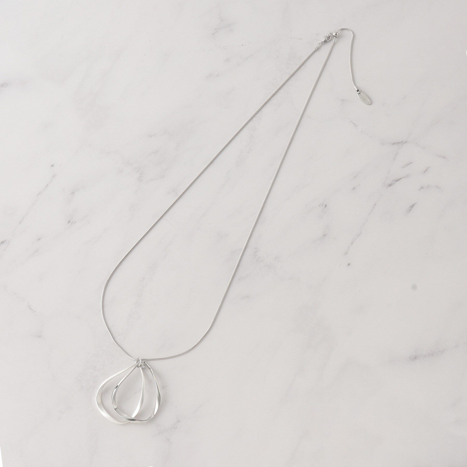 SHOO･LA･RUE「ウェーブオープンドロップネックレス」|ネックレス|