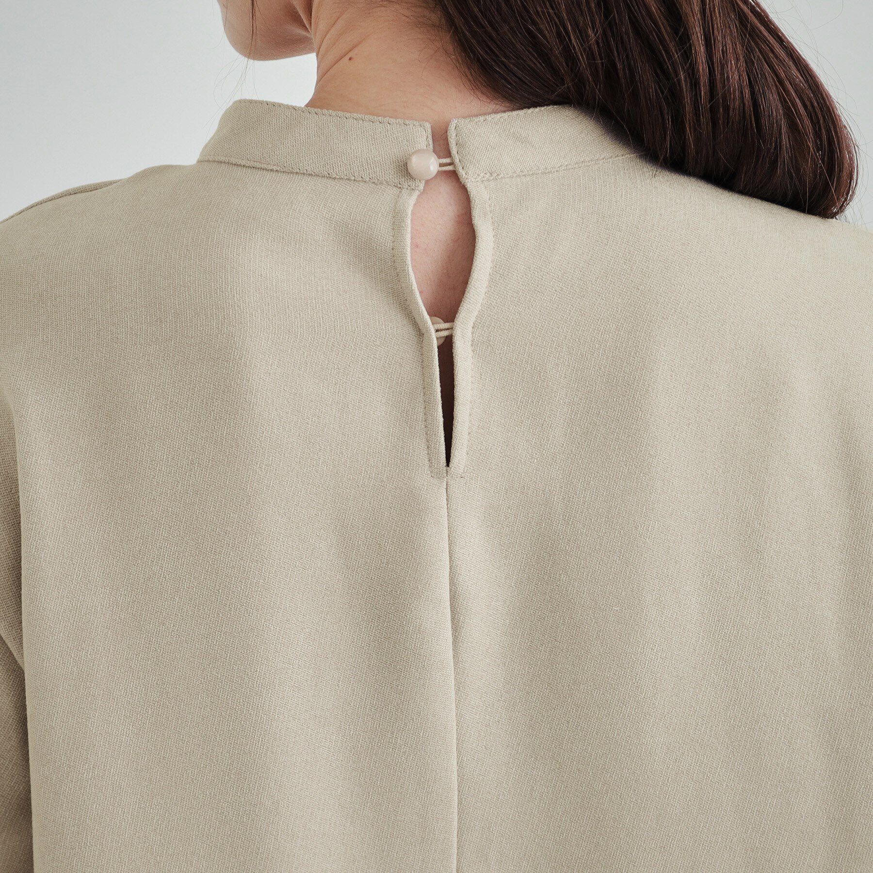 SHOO･LA･RUE「【S-LL】大人の甘めコーデに お袖フリルワンピース」|ワンピース|