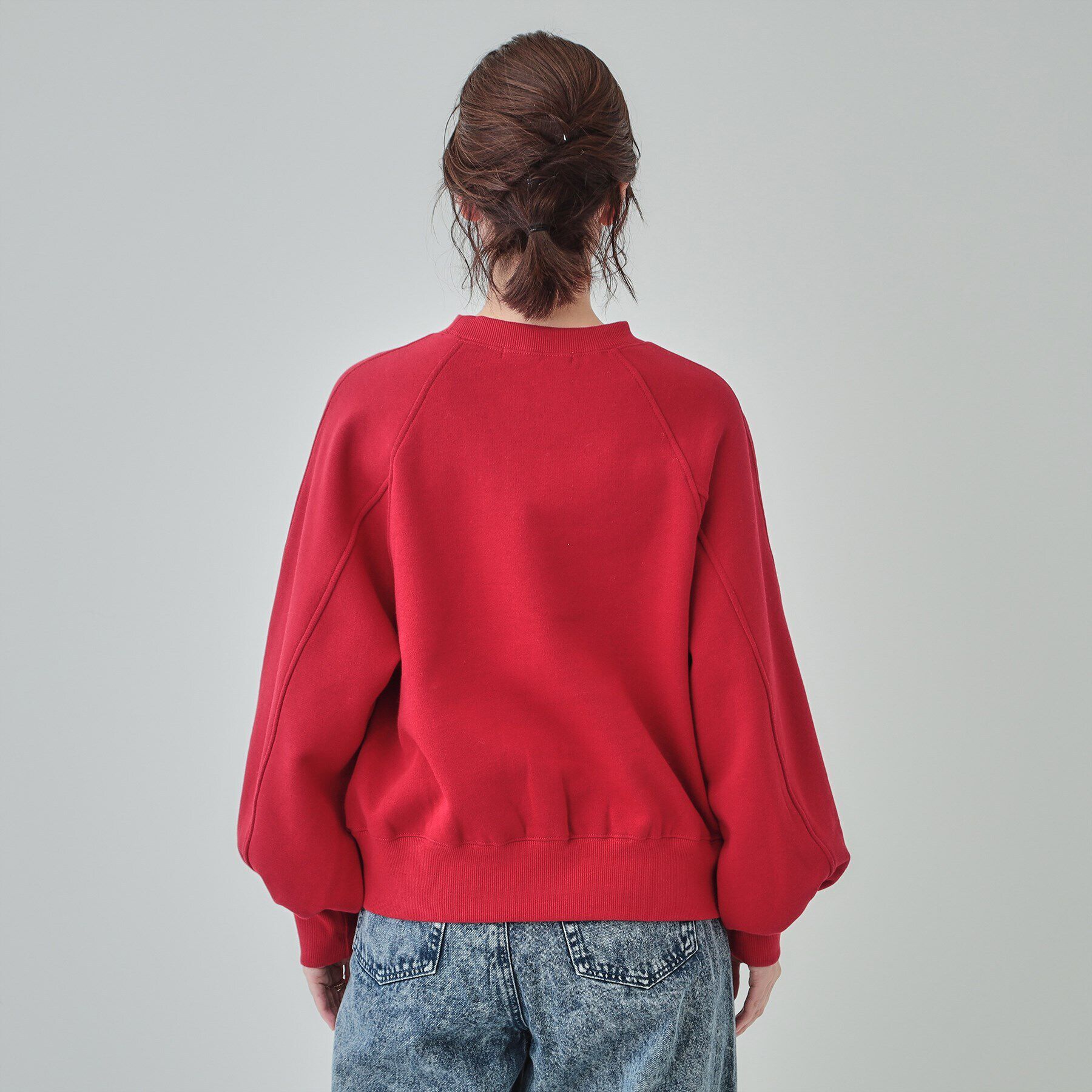 SHOO･LA･RUE「【あったか/S-LL】ラグラン裏起毛スウェット」|Tシャツ・カットソー|