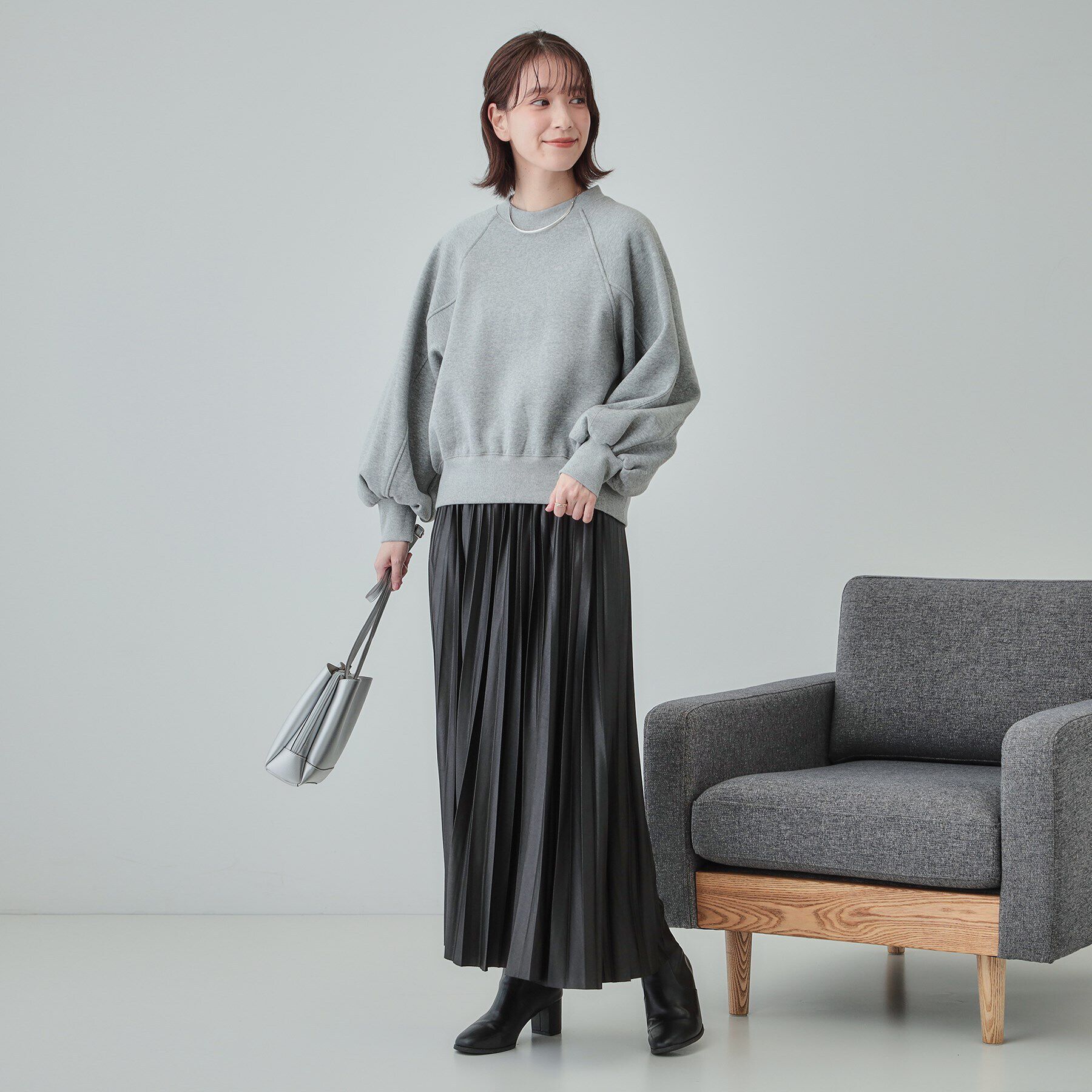 SHOO･LA･RUE「【あったか/S-LL】ラグラン裏起毛スウェット」|Tシャツ・カットソー|