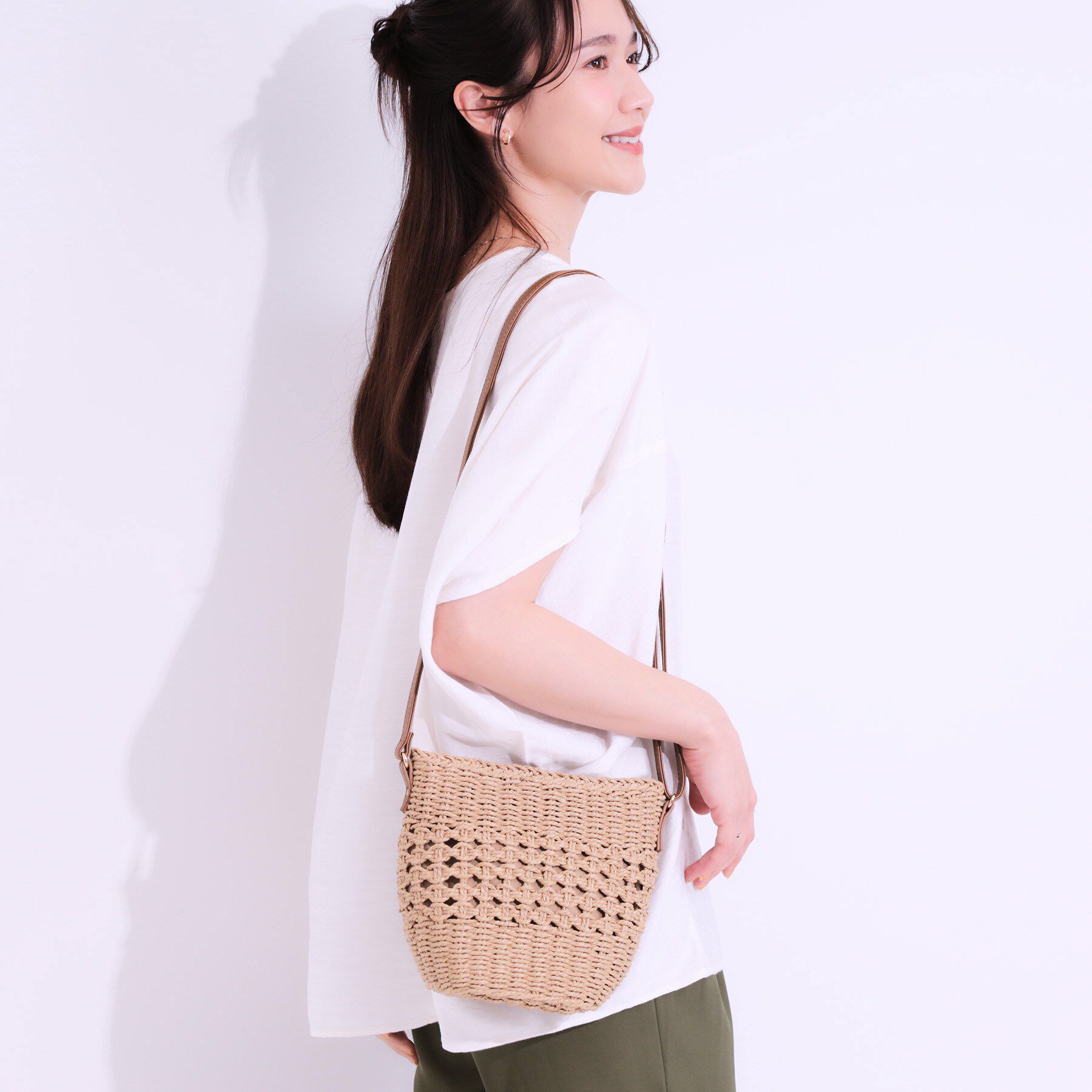 SHOO･LA･RUE「雑材ミニショルダーバッグ」|ショルダー・メッセンジャー|