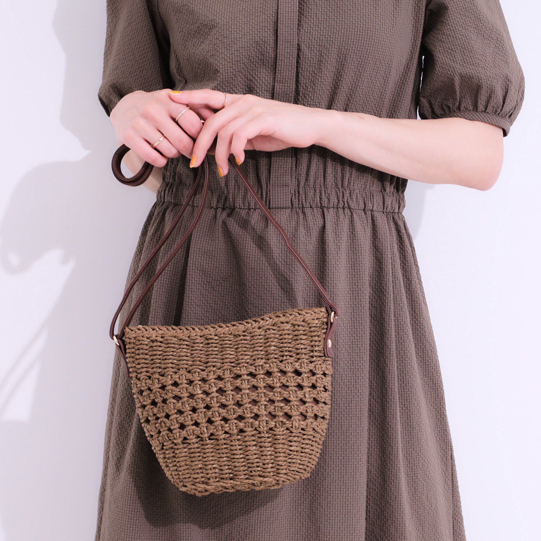 SHOO･LA･RUE「雑材ミニショルダーバッグ」|ショルダー・メッセンジャー|