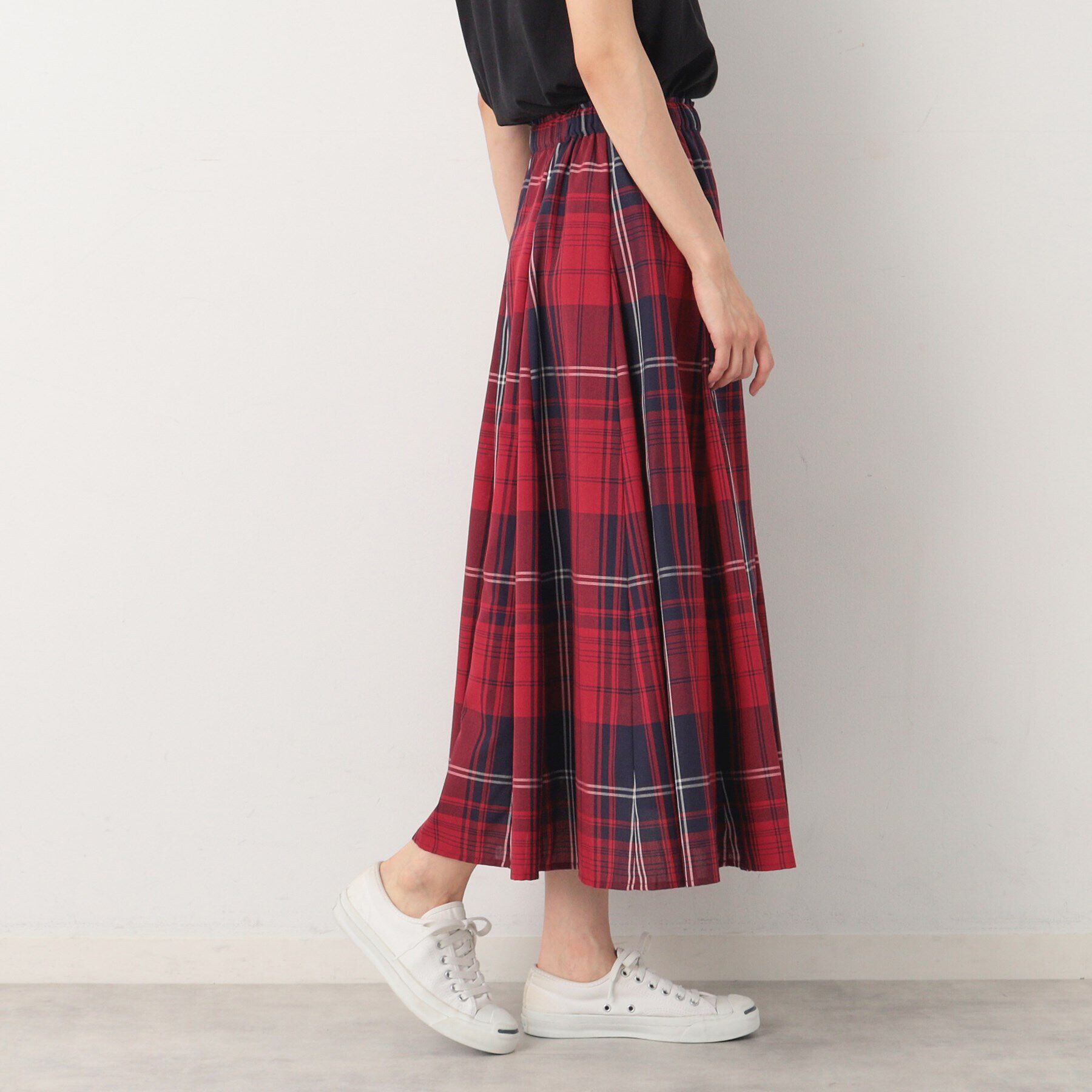 Dessin「【秋色登場・ウエストゴム】映えチェックスカート（XS～L）」|スカート|