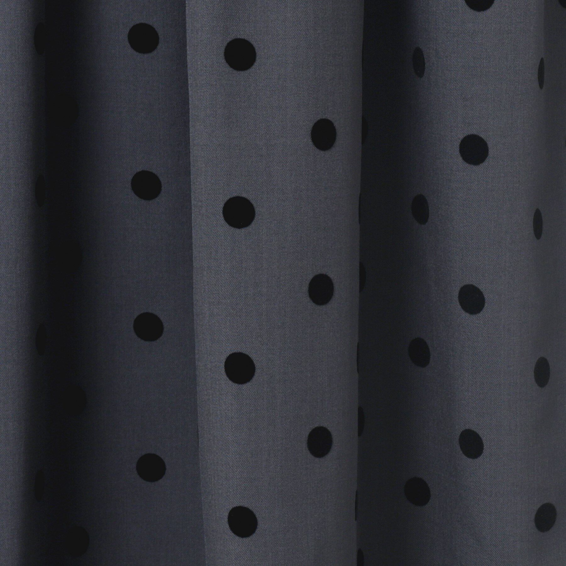 Dessin「【ウエストゴム・洗える】フロッキードットティアードスカート」|スカート|