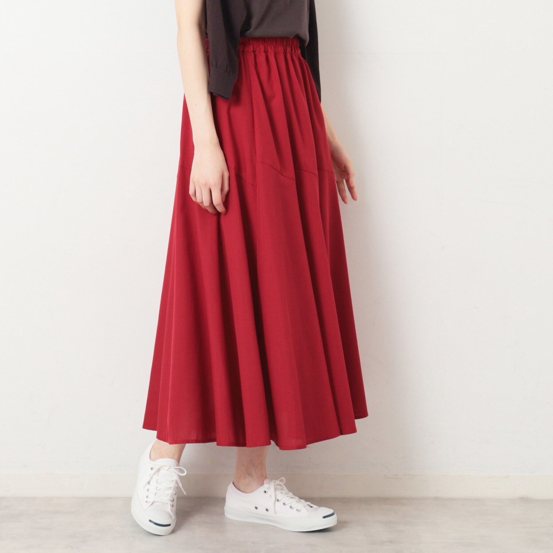 Dessin「【ウエストゴム・洗える】エアリーフレアースカート（XS～L）」|スカート|