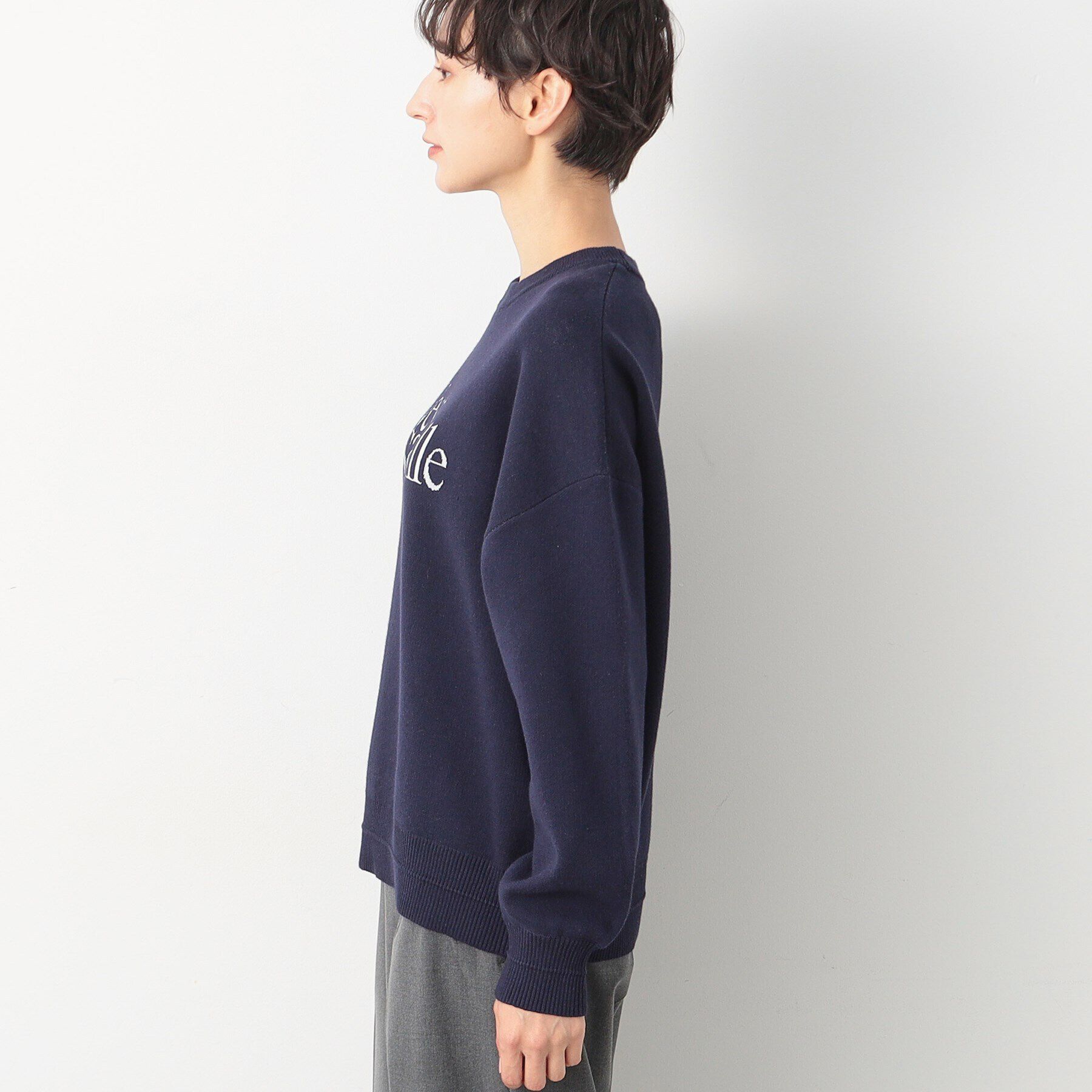 Dessin「【洗える】ロゴジャカードニット（XS～L）」|ニット・セーター|