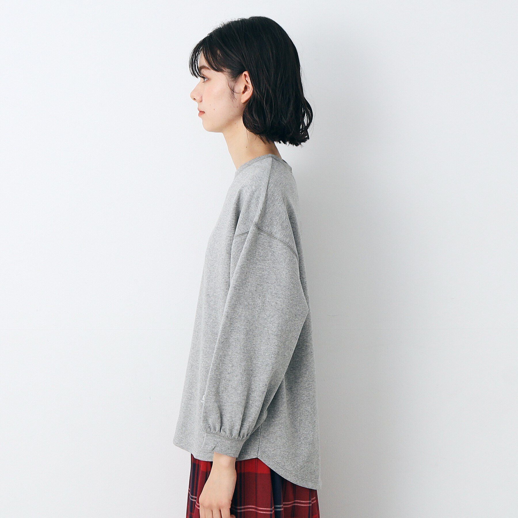 Dessin「【360度可愛い・洗える】バックヘンリーネックカットソー（XS～L）」|Tシャツ・カットソー|