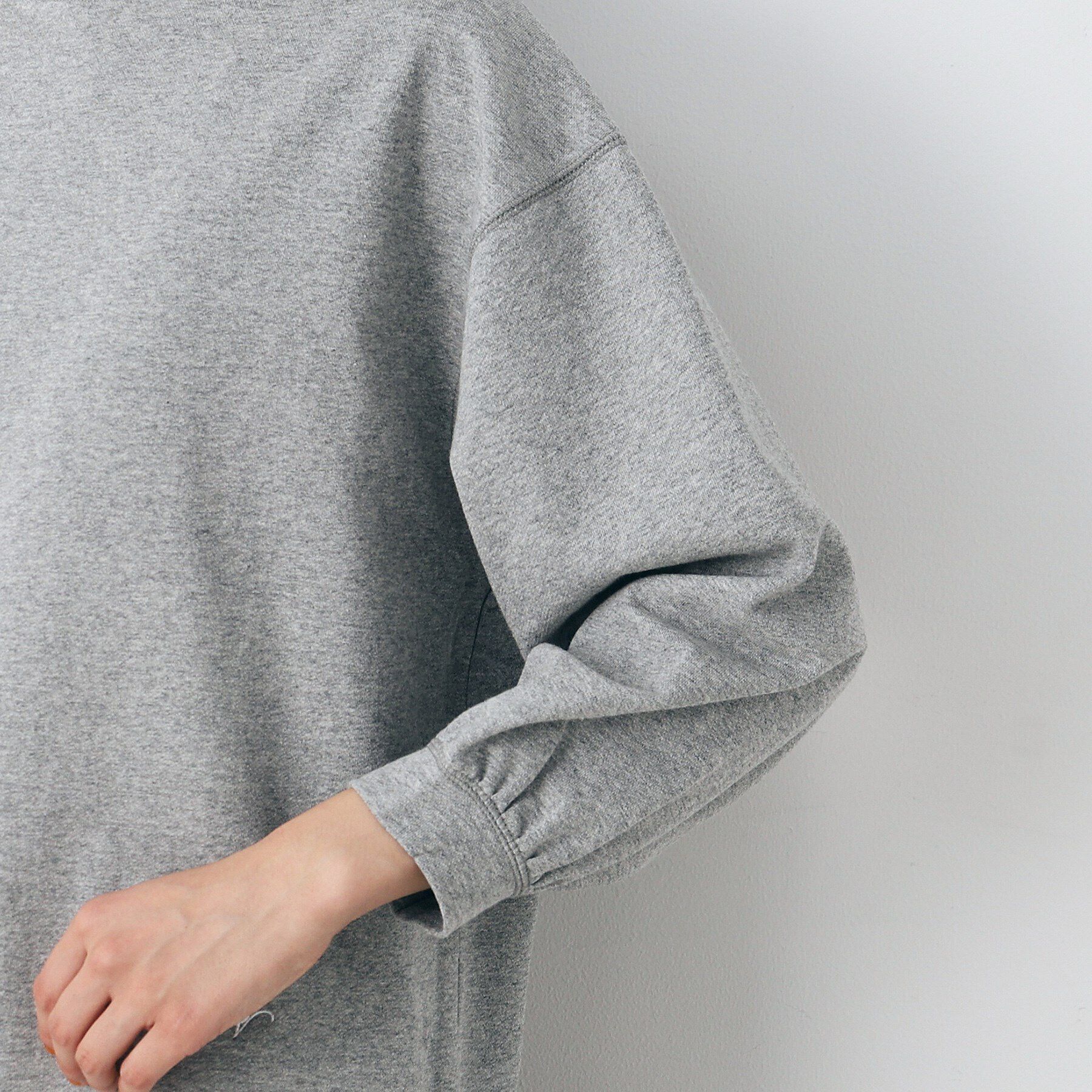 Dessin「【360度可愛い・洗える】バックヘンリーネックカットソー（XS～L）」|Tシャツ・カットソー|