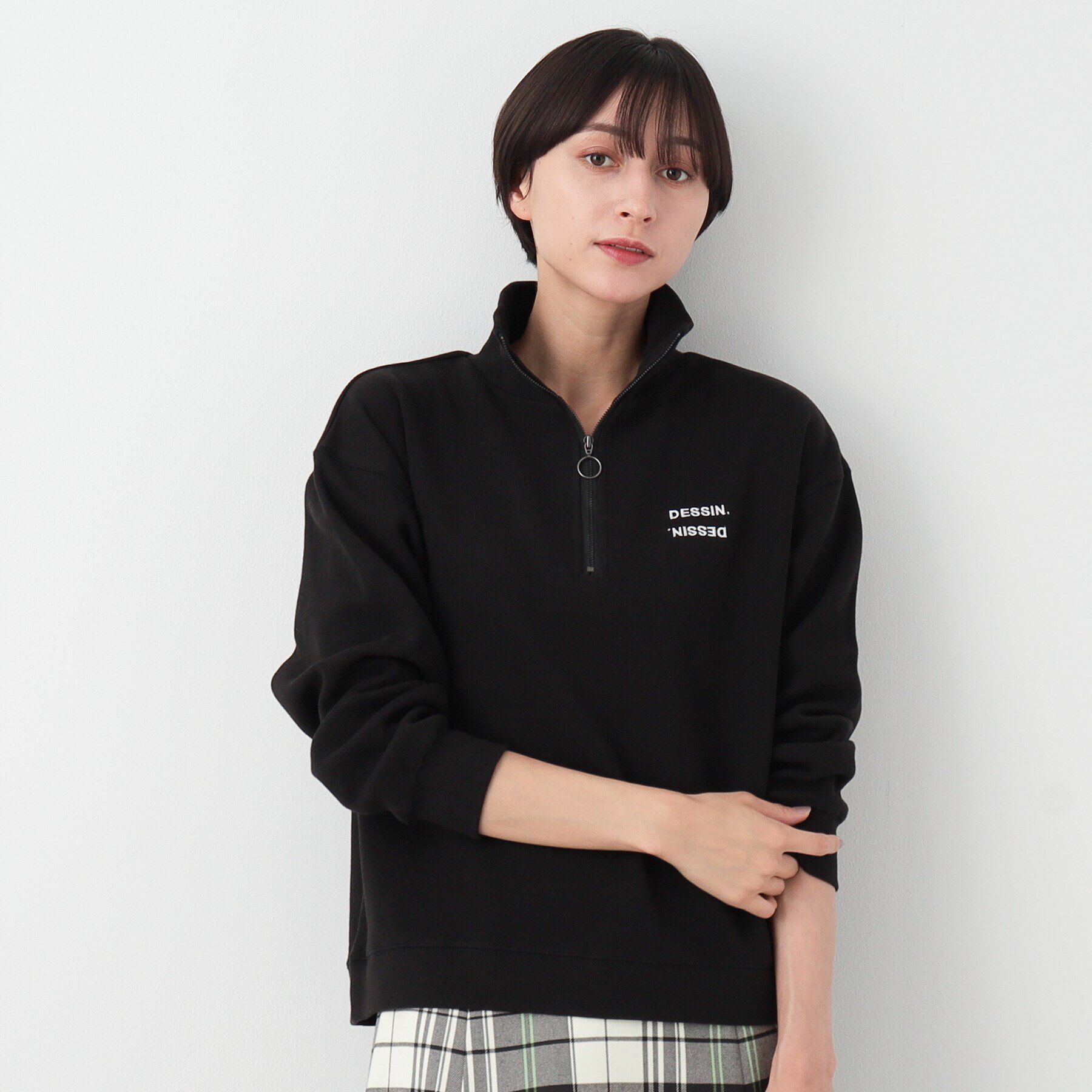 Dessin「ハーフジップカットソー」|Tシャツ・カットソー|