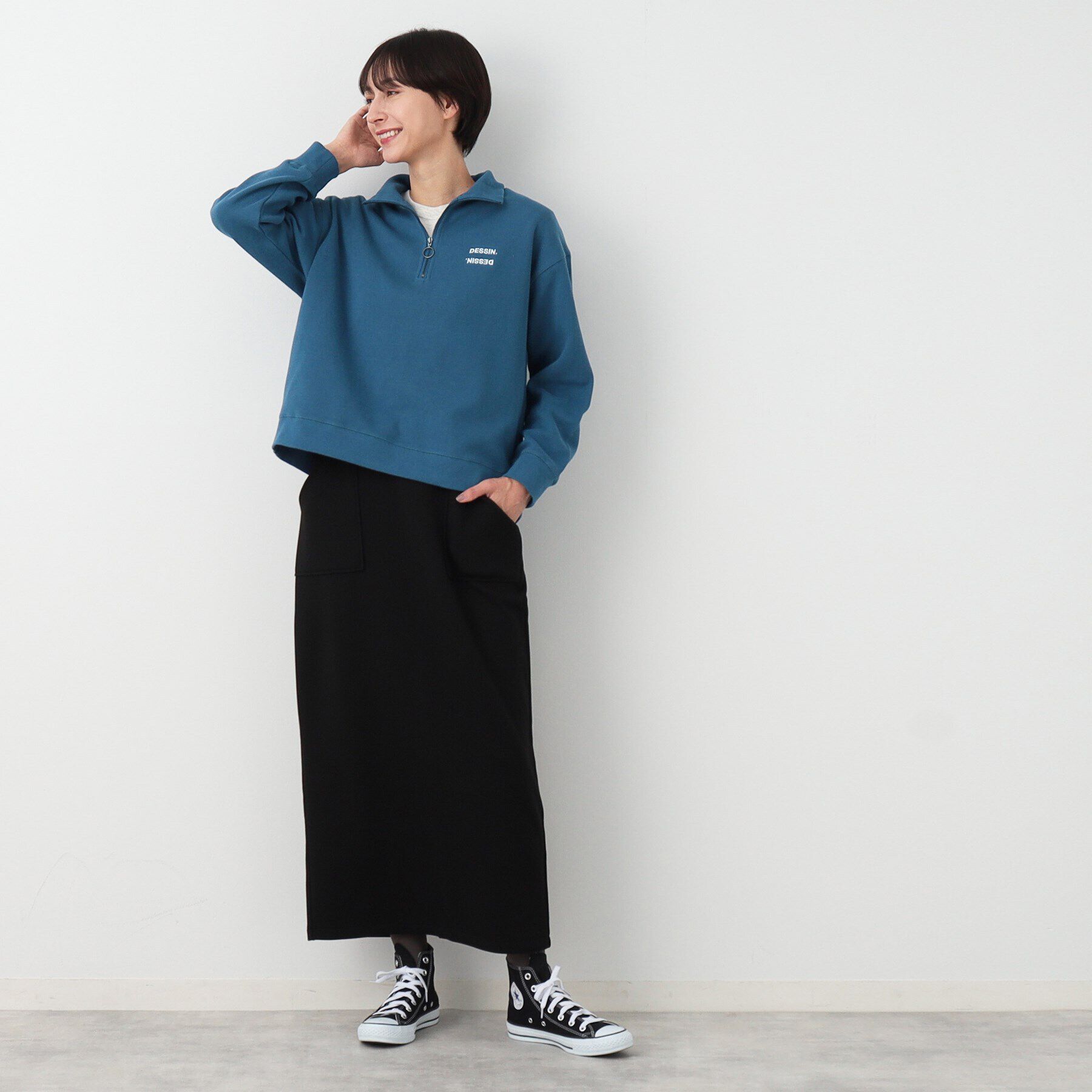 Dessin「ハーフジップカットソー」|Tシャツ・カットソー|