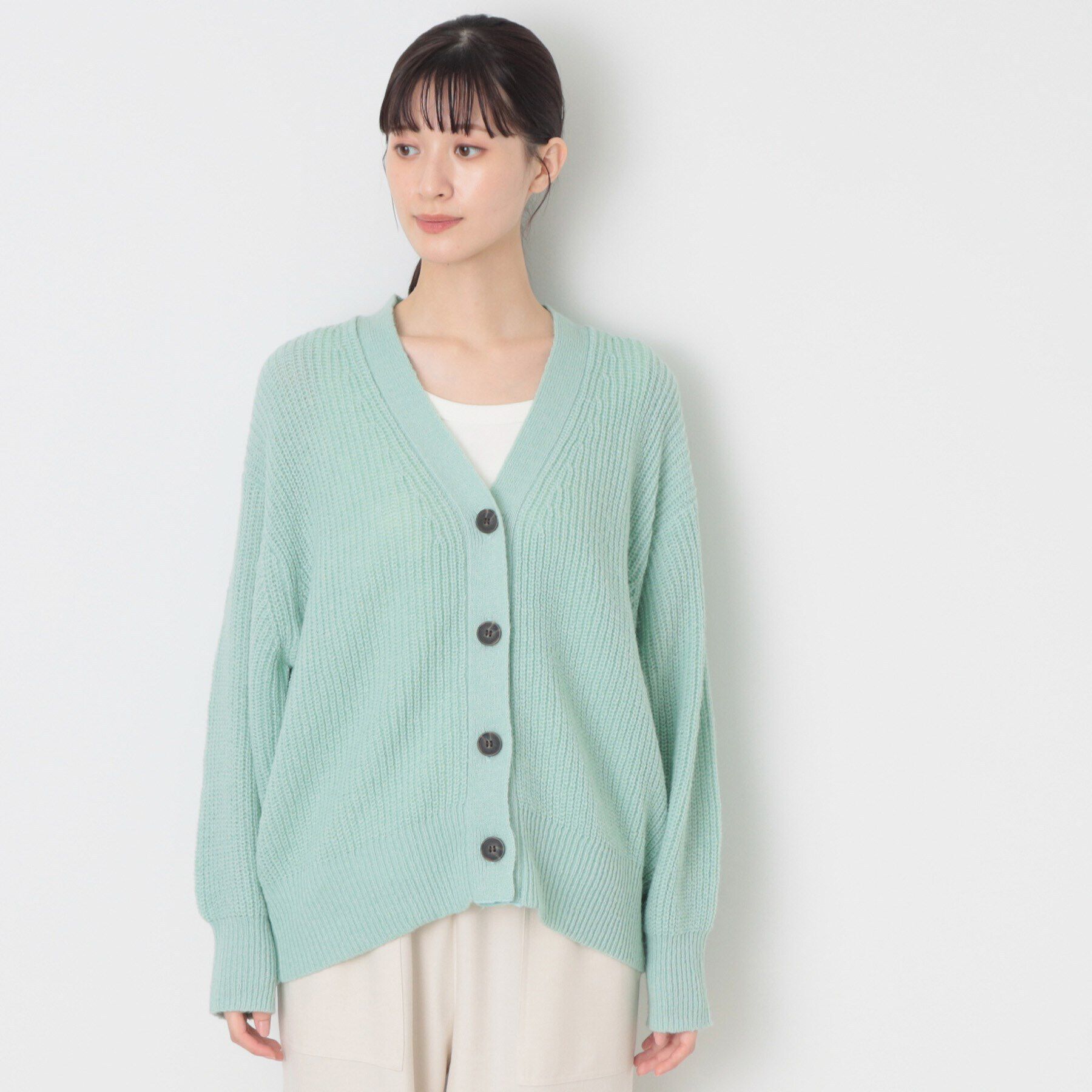 Dessin「【洗える】ローゲージカーディガン」|カーディガン|