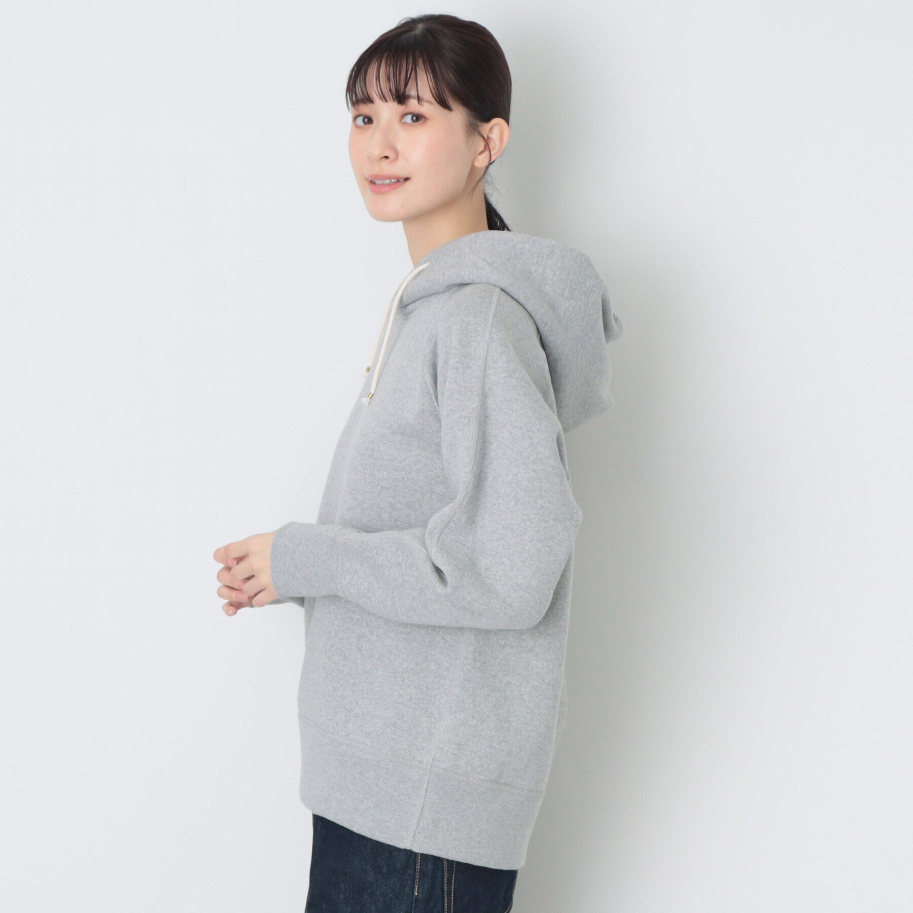 Dessin「【ユニセックス・日本製】吊り裏毛フーデッドスウェット」|パーカー|