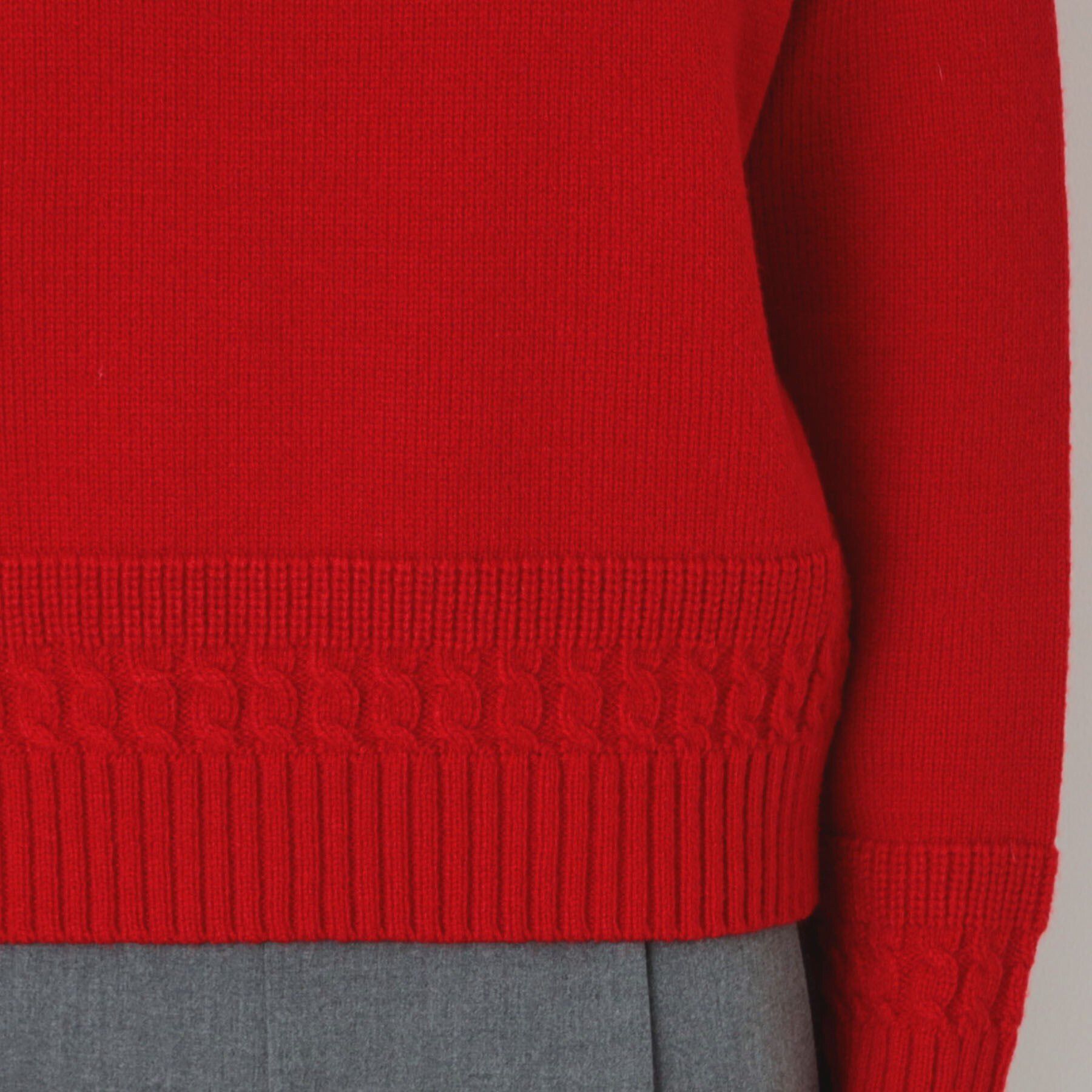 Dessin「【洗える】ハイネッククロップドニット（XS～L）」|ニット・セーター|