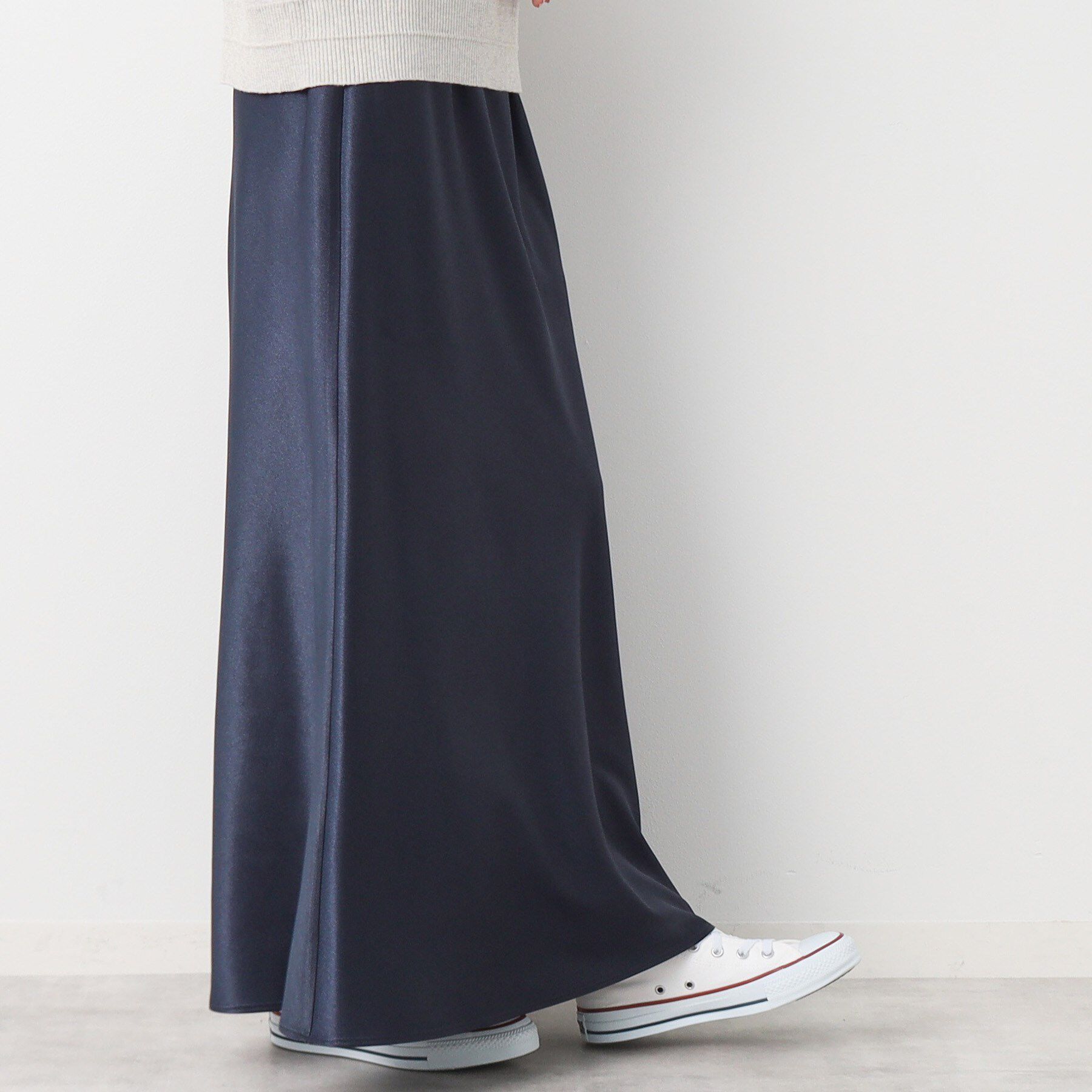 Dessin「【洗える】ナローサテンロングスカート」|スカート|