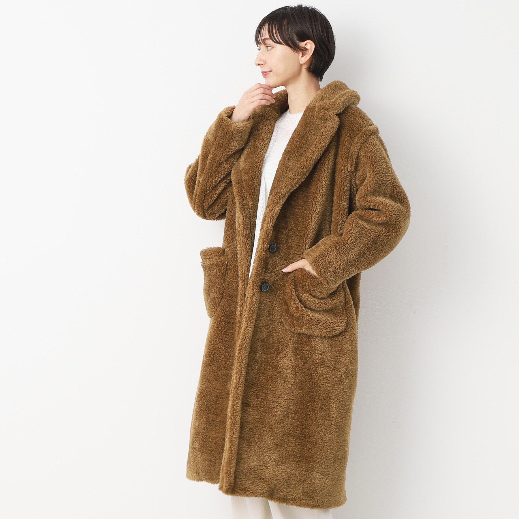 Dessin「ボアテーラードコート」|チェスターコート|