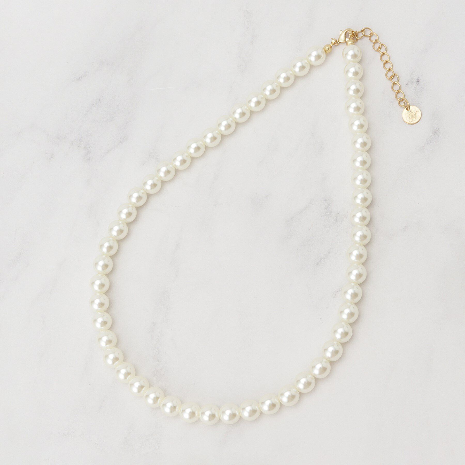 Dessin「8ミリパール調ネックレス」|ネックレス|ゴールド(007)