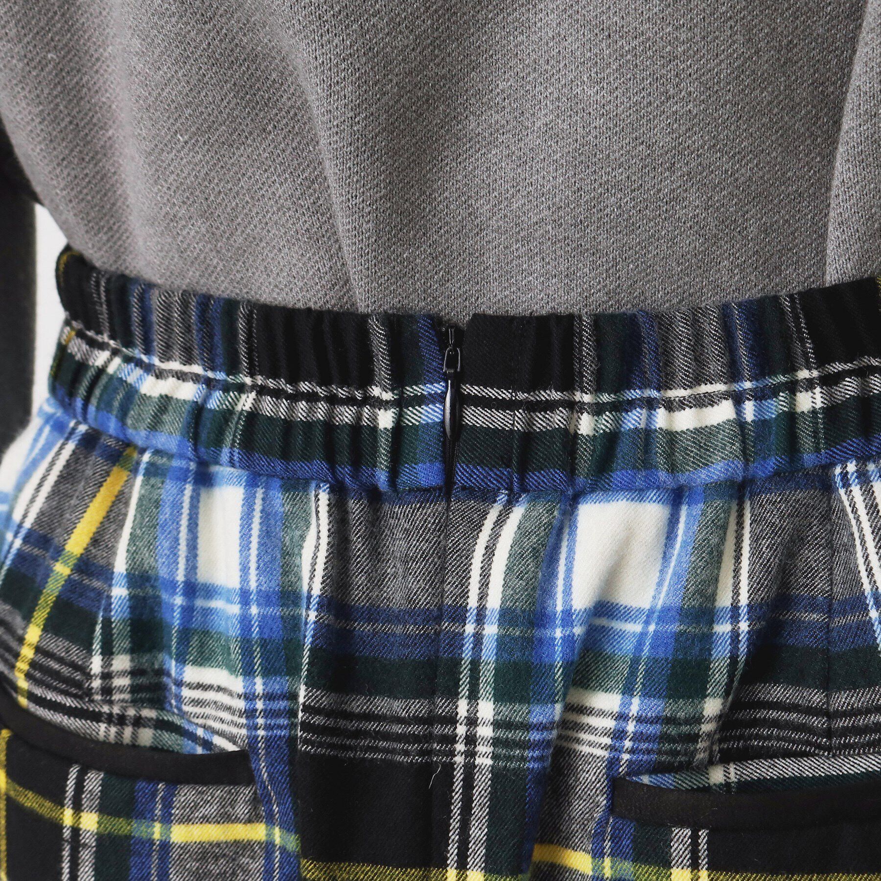 Dessin「【洗える】起毛チェックタックスカート（XS～L）」|スカート|